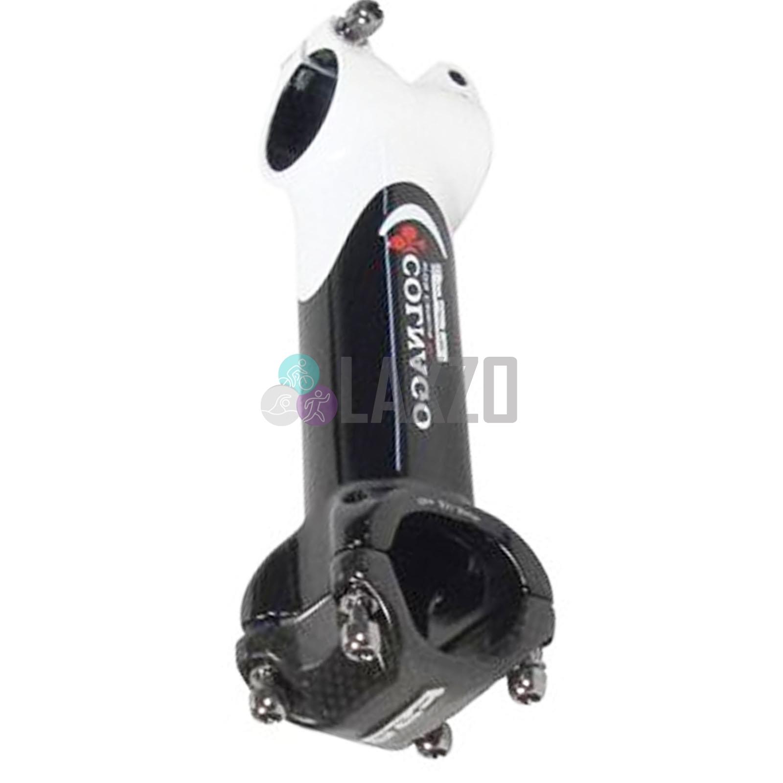 Bicycle Stem Carbon Fiber 31.8mm /& 1.1//8 Steerer CNC Machined 120mm OS-150 B//W