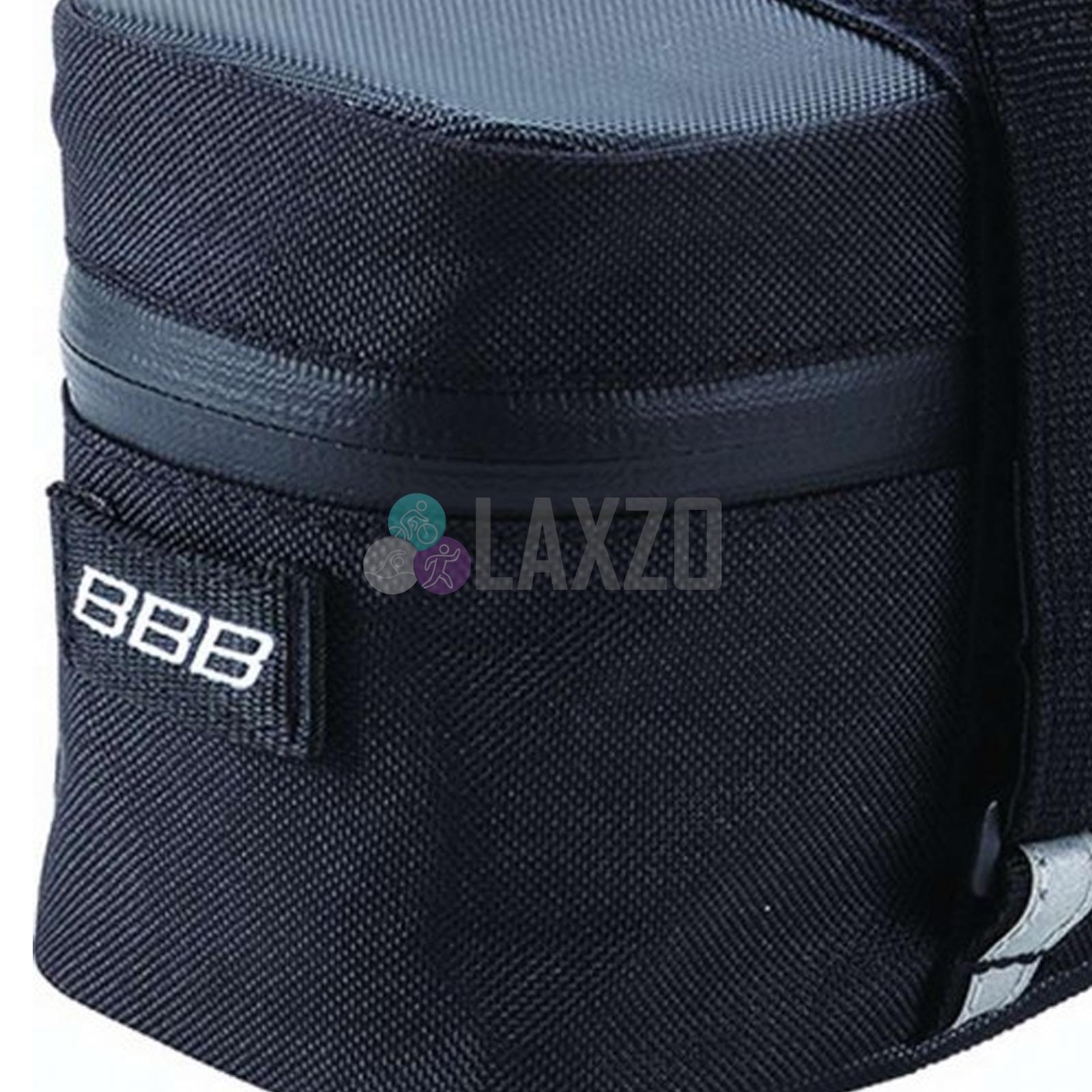 Black Size:XS BBB EASYPACK Bicycle Bike Saddle Bag