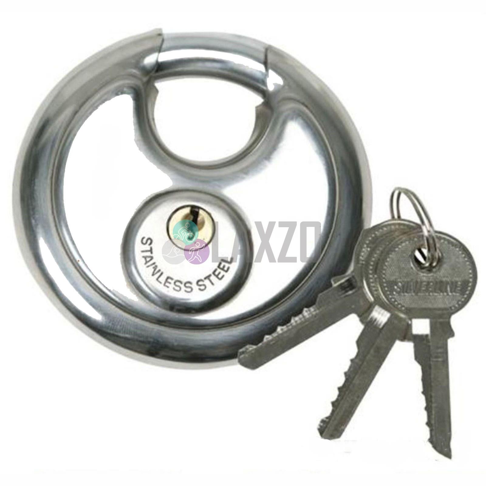 Metal Motorbike Motorcycle Bicycle Heavy Duty Chain Lock Padlock Bike w// Keys US