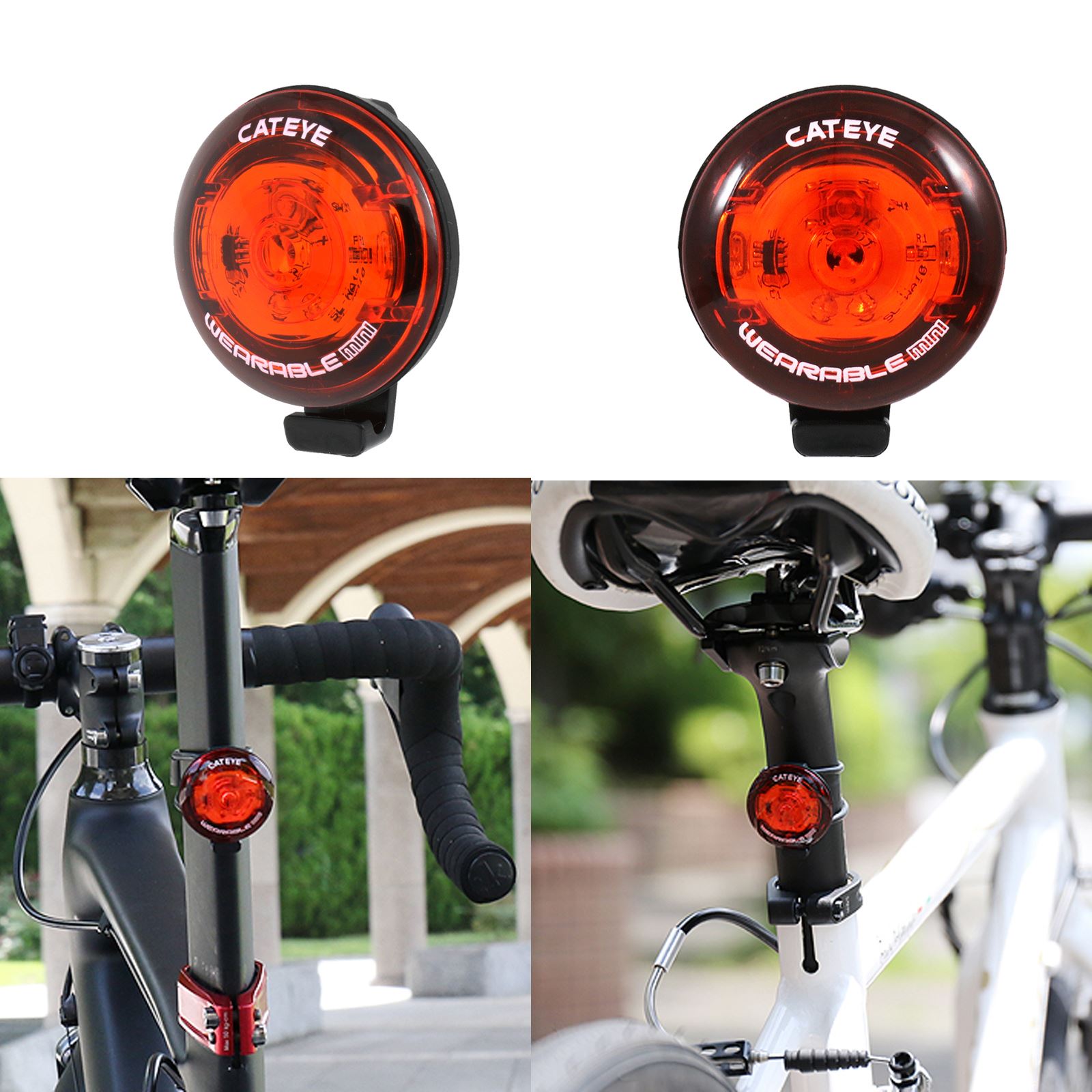 CATEYE Wearable Mini Rear Bike Bicycle Light eBay