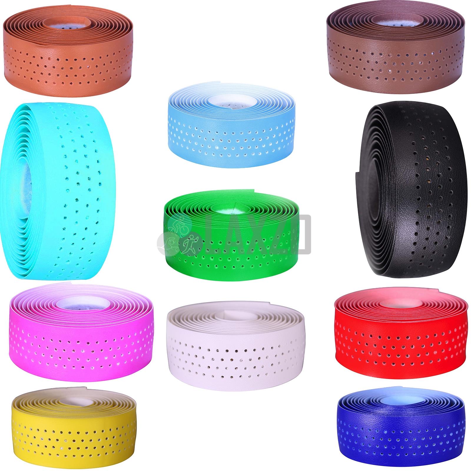 VELOX Perforated Soft Grip Guidoline Padded Handlebar Bar Tape All