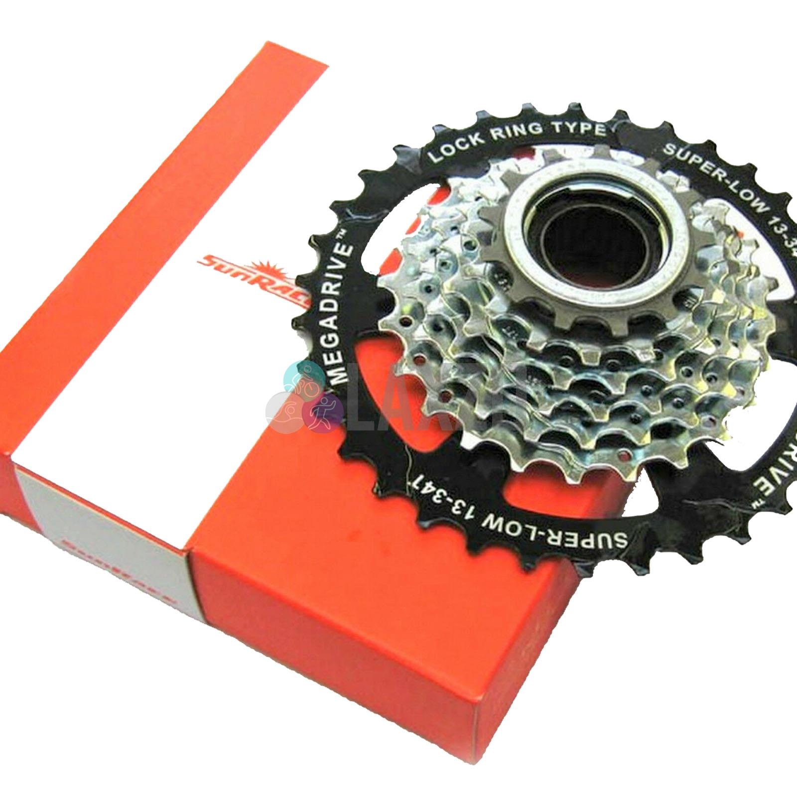 Sunrace MTB Bike 8 Speed Screw On Freewheel 13-34T UPC Compatible Shimano