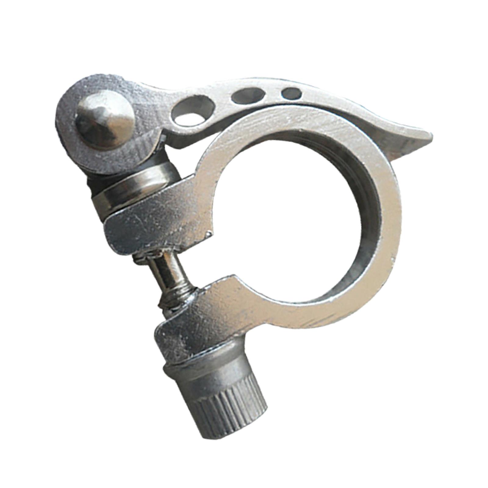 Bicycle Alloy QuickRelease Saddle SeatPost Clamp 26.8mm Silver eBay