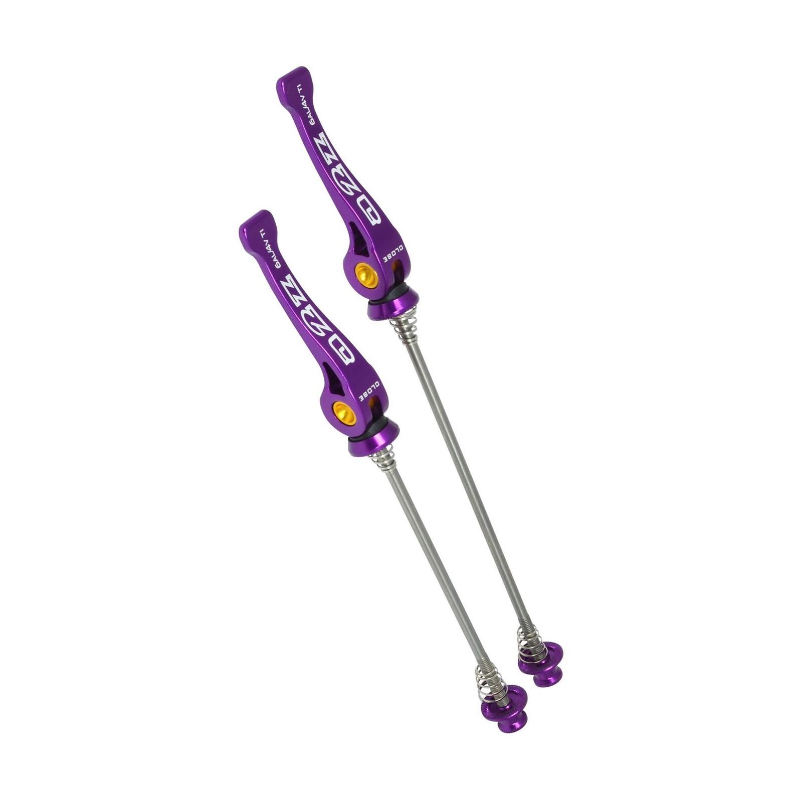 A2Z Quick Release Set Q/R Wheel Skewers Bicycle MTB Bike Purple QR Spindles eBay
