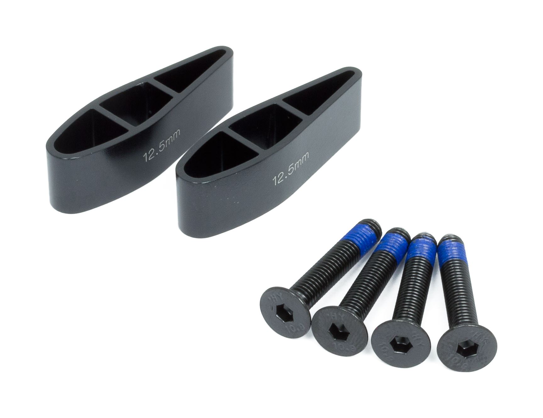 Armrest stack spacers Aero Riser Kit 12.5mm Includes chromoly screw set