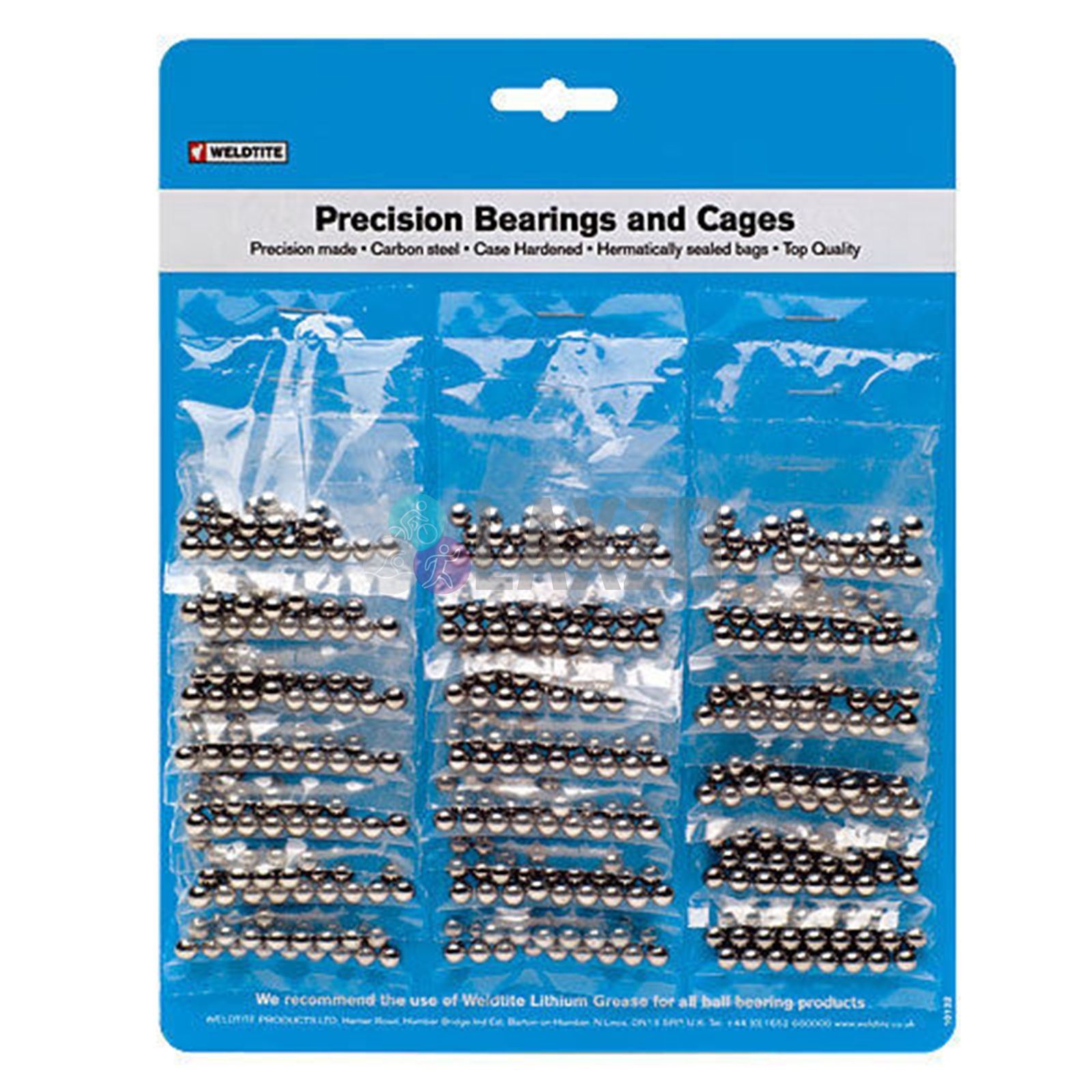 54Pcs Weldtite Bike Ball Bearings 5//32/" Loose MTB Road Bike Cycle