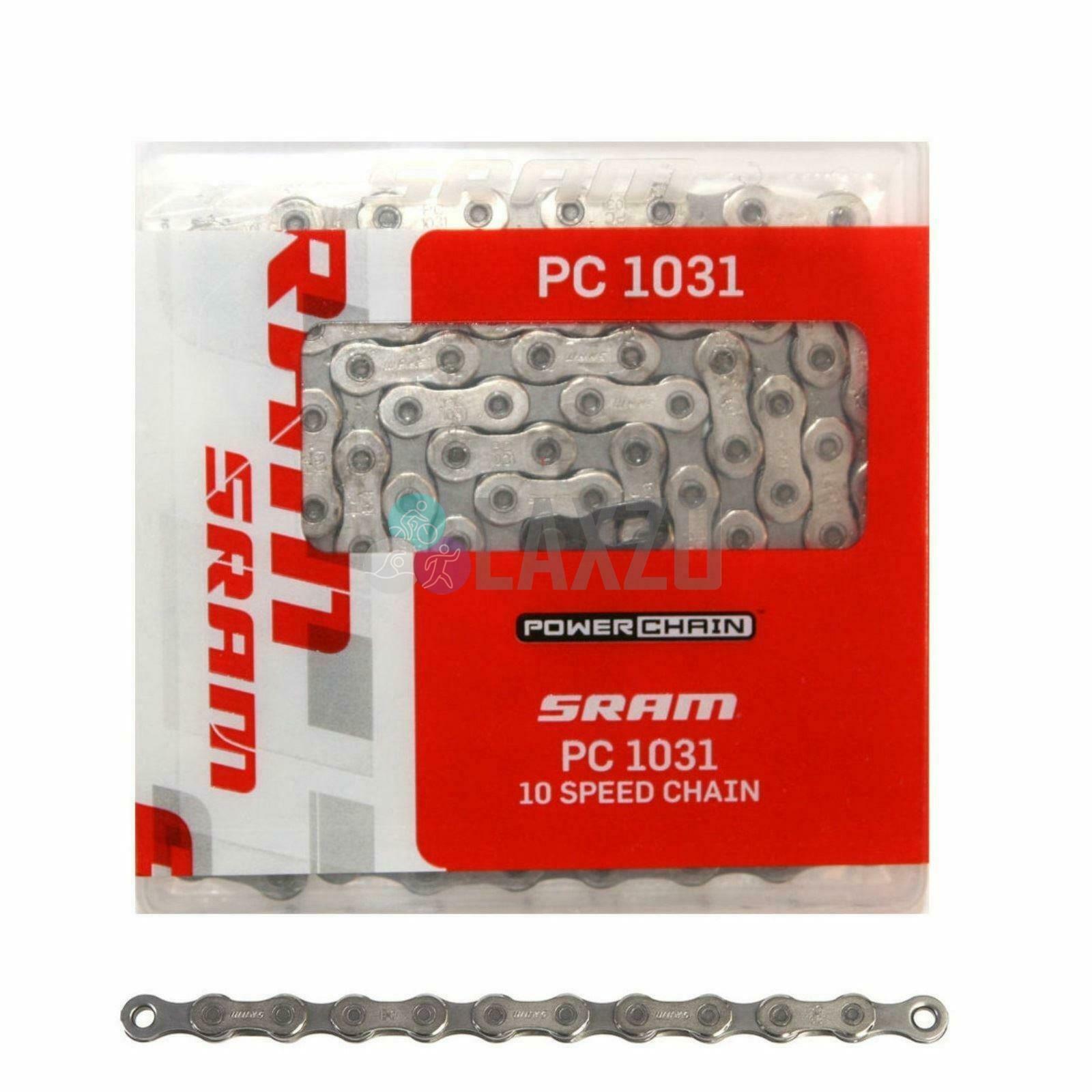 SRAM PC 1031 10 Vitesse Vélo Chaîne 114 liens avec Power Lock NEUF