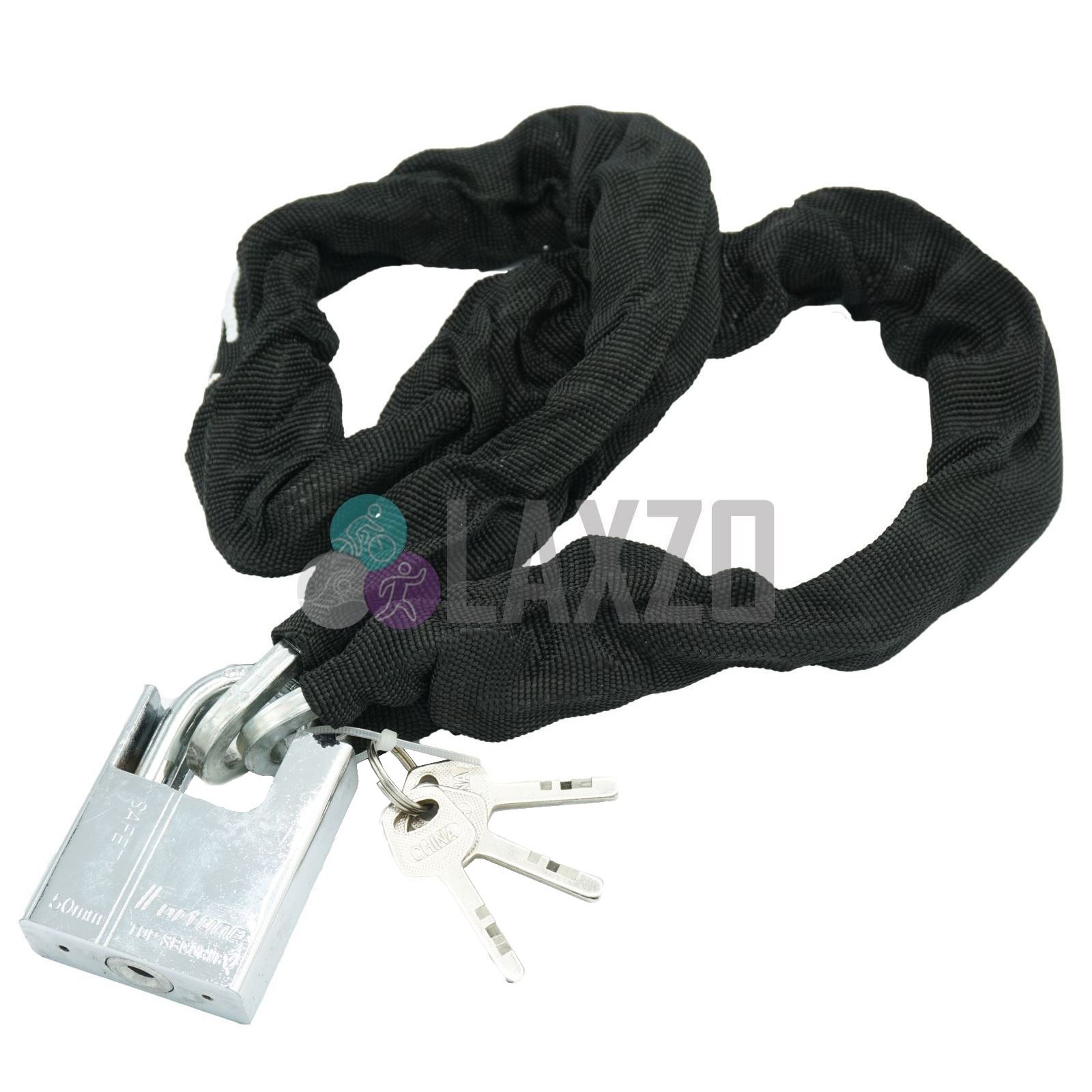 Heavy Duty Motorcycle Scooter Bike Cycle Motor Bicycle Chain Padlock with Keys