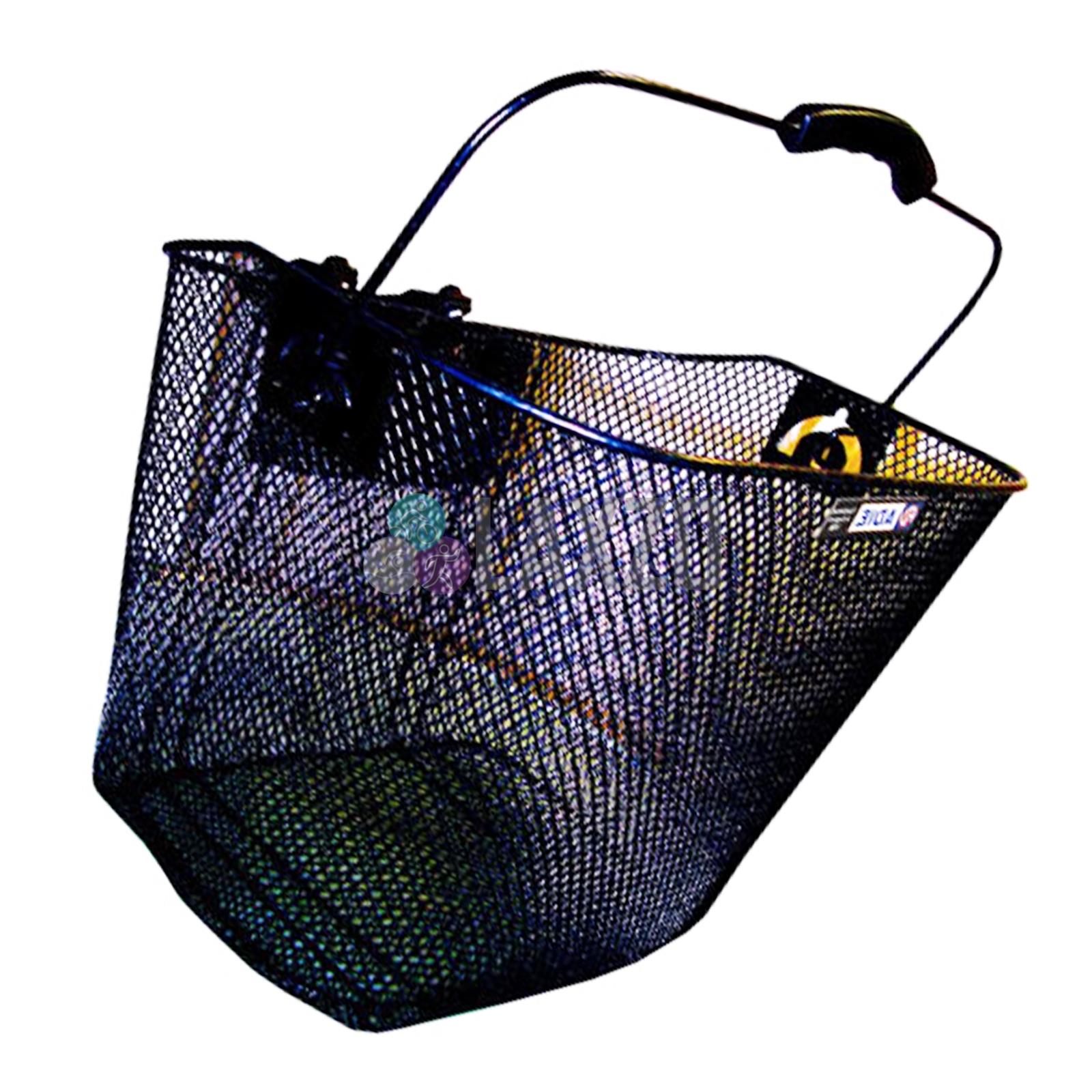 Adie Front Wire Mesh Bike/Cycle Basket With Snap Fit Bracket Black eBay