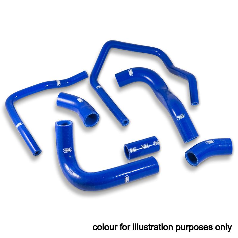 BLACK Samco Rad Hoses fit Kawasaki ZX 9 R NINJA C1 C2 E1 E2 F1 F2