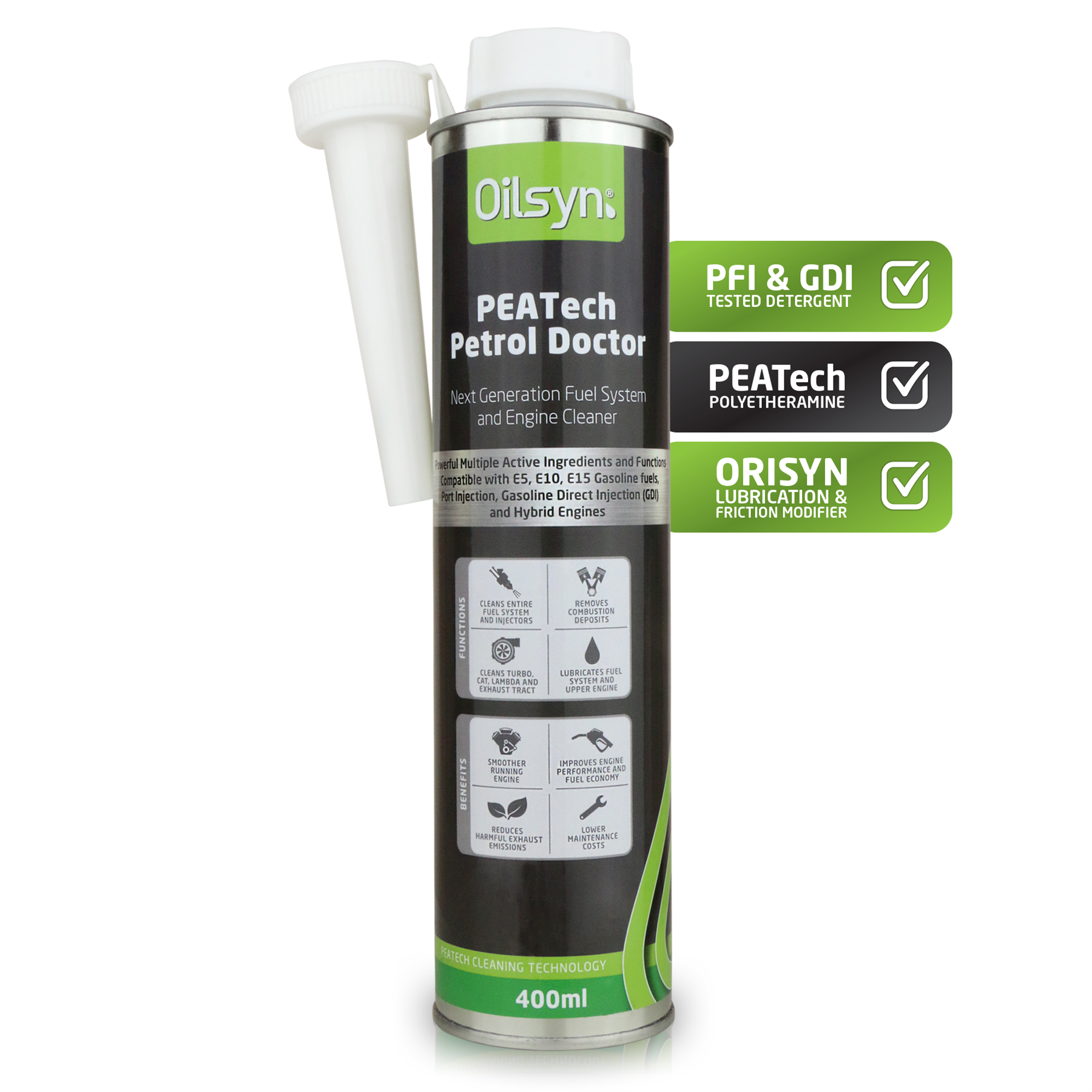 Oilsyn PEATech Petrol Doctor Advanced Multi Detergent + Polyetheramine - Picture 2 of 14