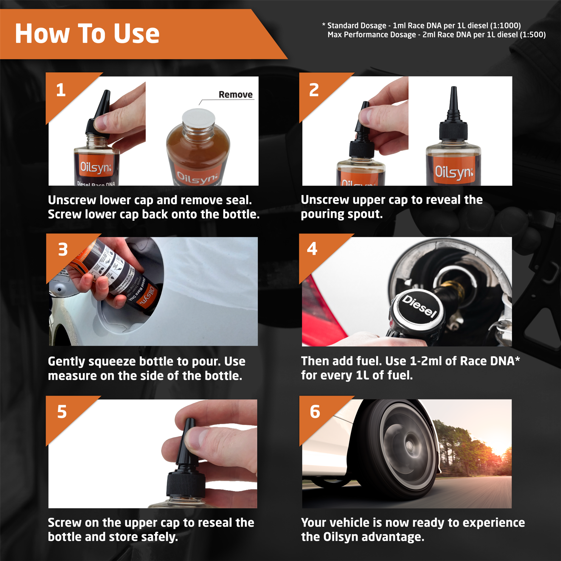 Oilsyn Diesel Race DNA Fuel Conditioner - Picture 7 of 24