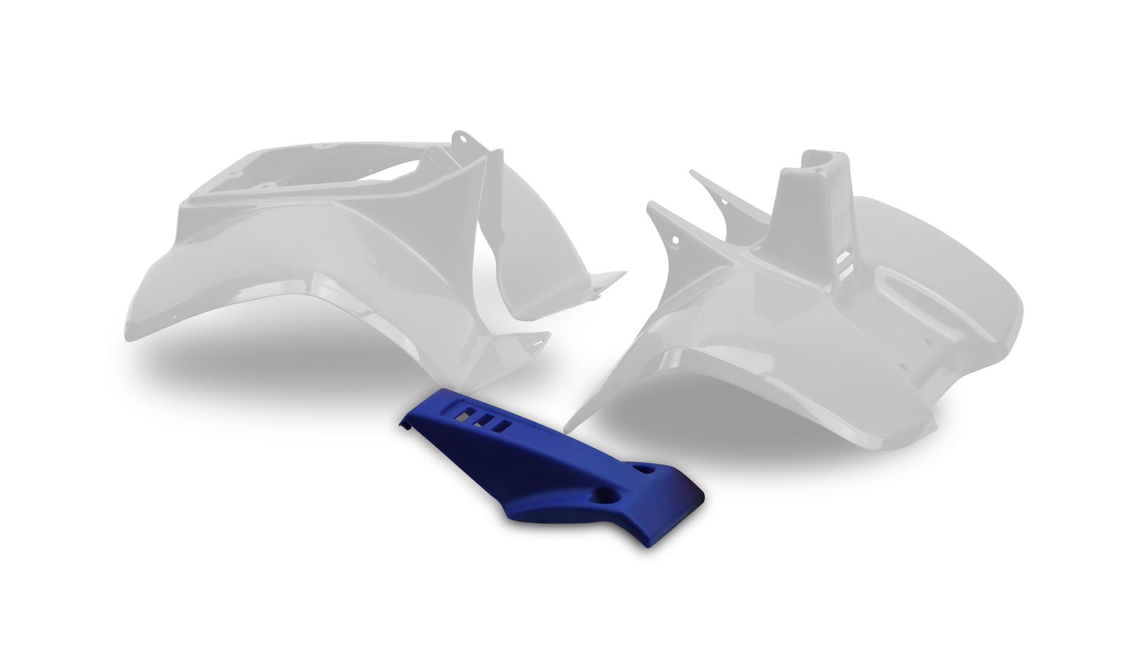 Plastic Set For Suzuki LT50 White Front, Rear Fender Bodywork