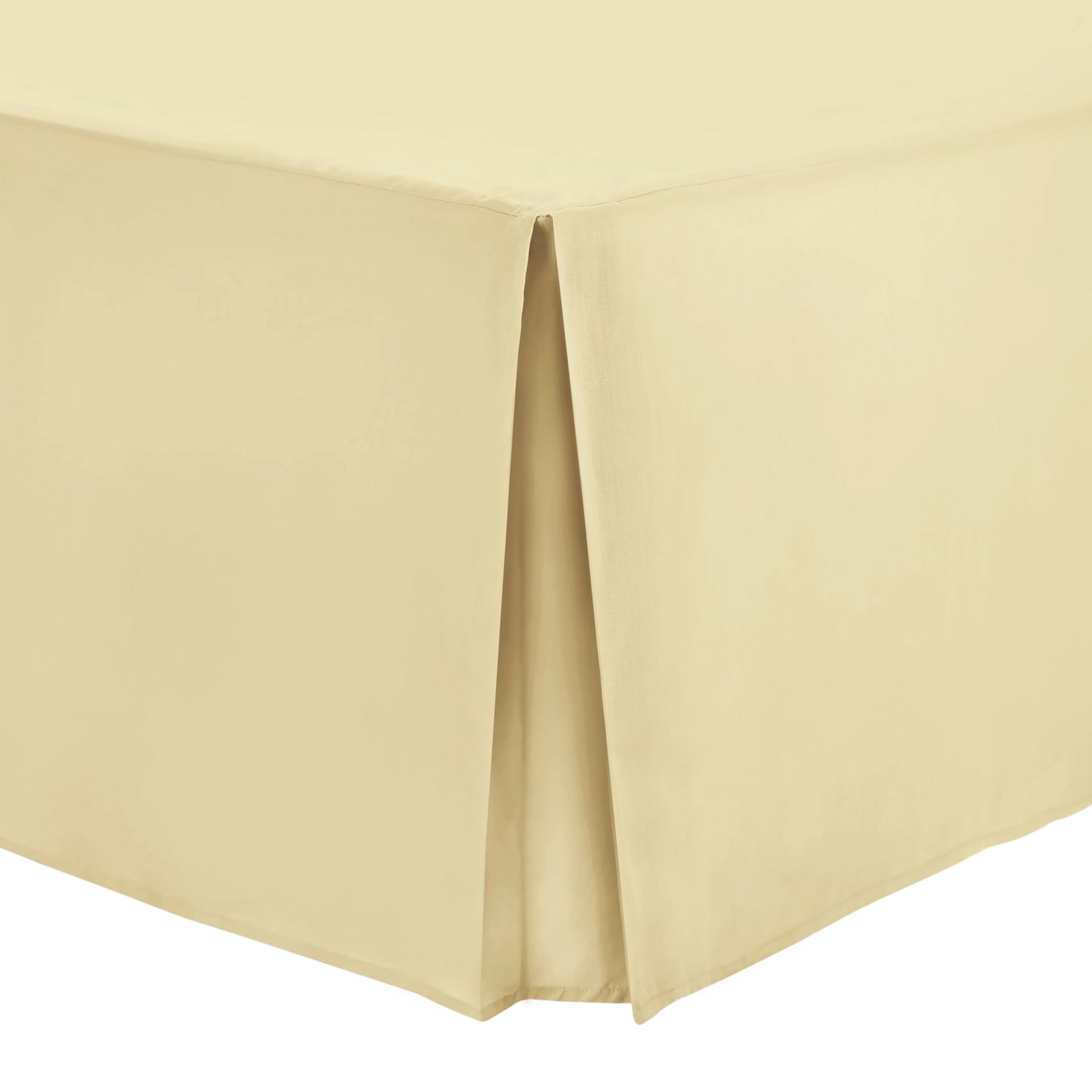 Luxury 200 Thread 100 Egyptian Cotton Box Pleated Divan Bed Base