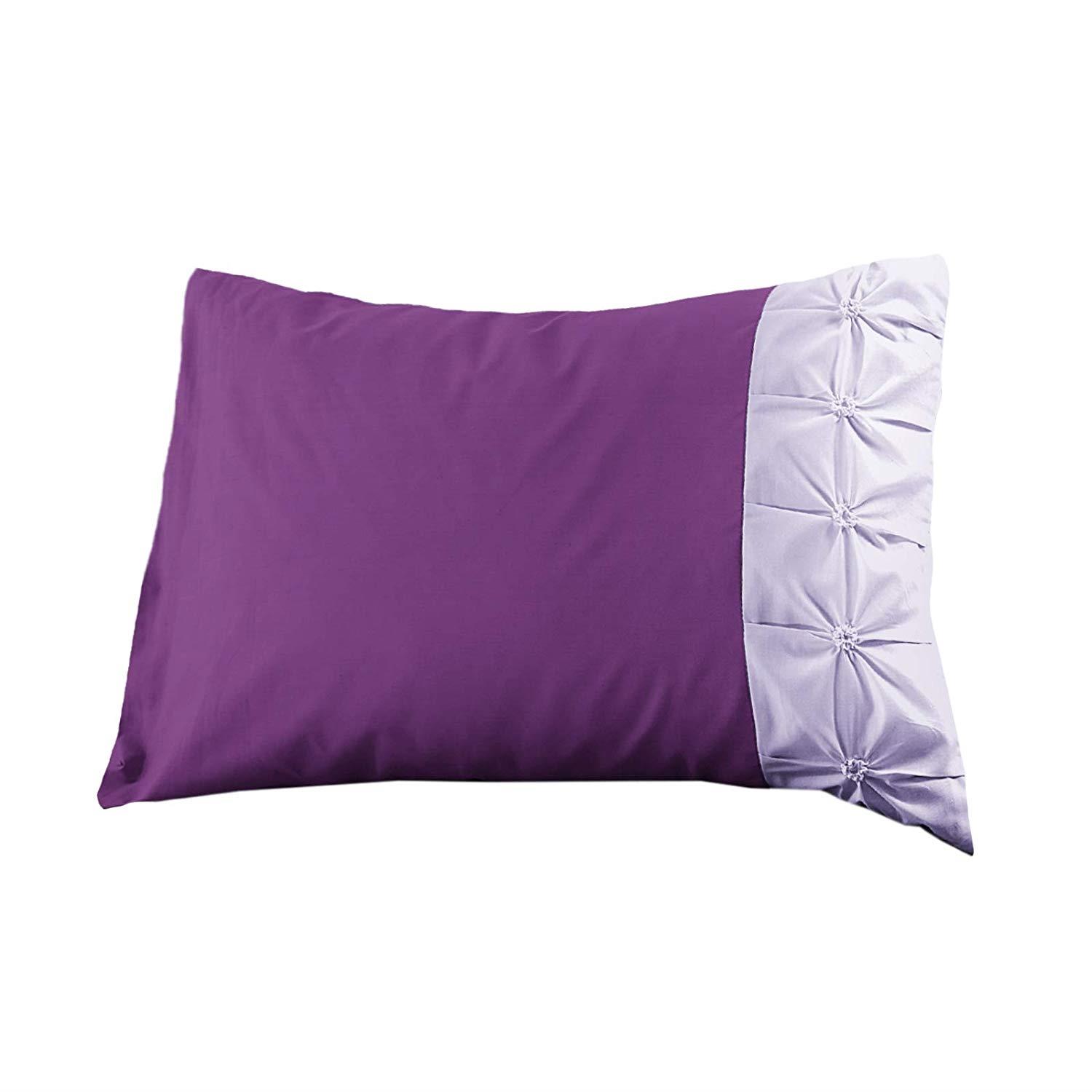 Luxury Pintuck Quilt Duvet Cover Bedding Set Single Double Super King Size eBay