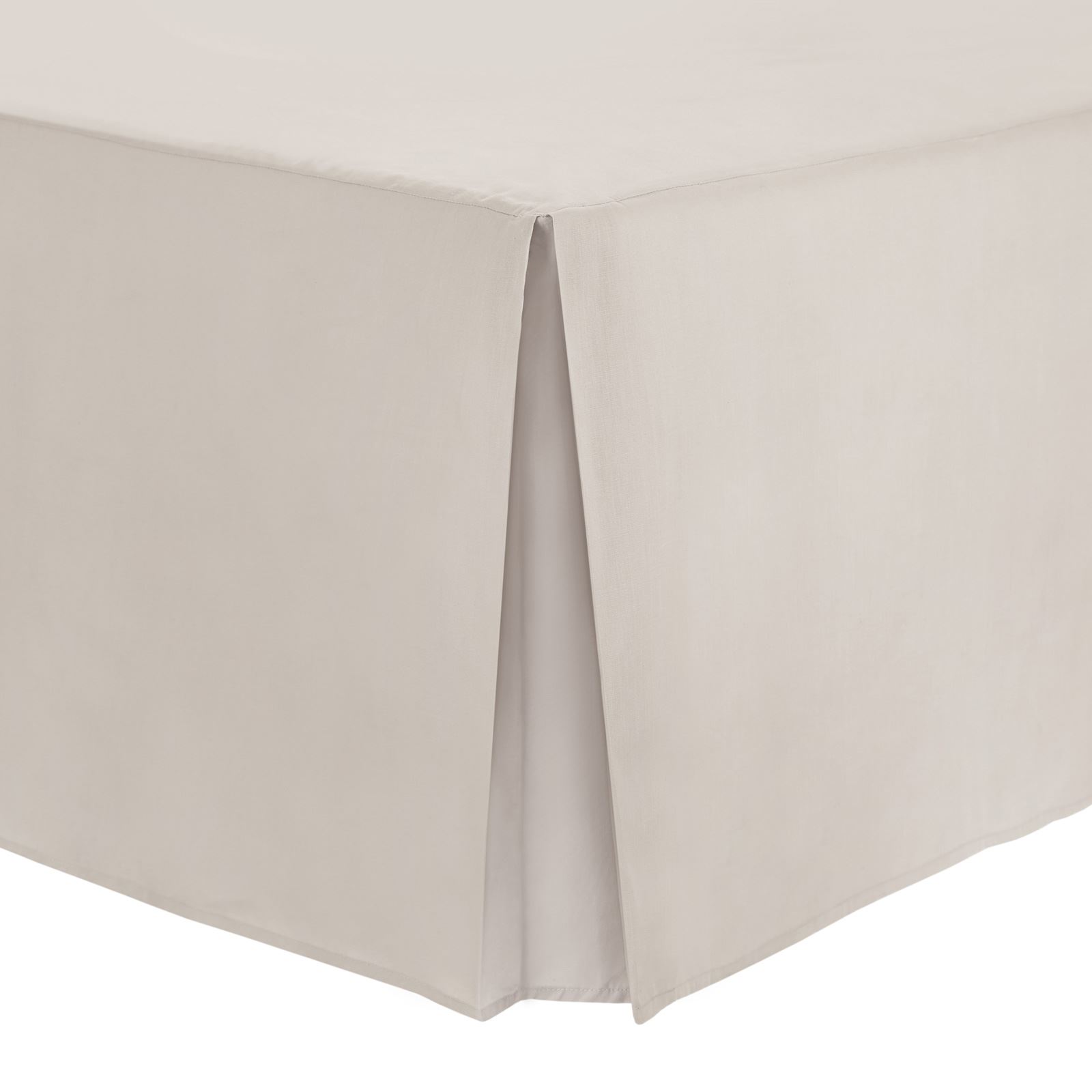 Luxury 200 Thread 100 Egyptian Cotton Box Pleated Divan Bed Base