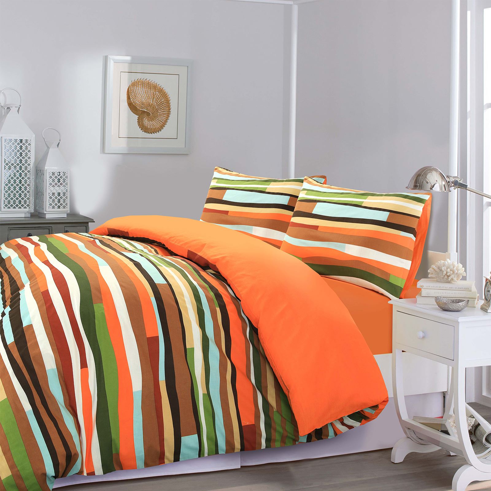 Soft Cotton Blend Duvet Quilt Cover Set Single Double Super King Size Bedding eBay