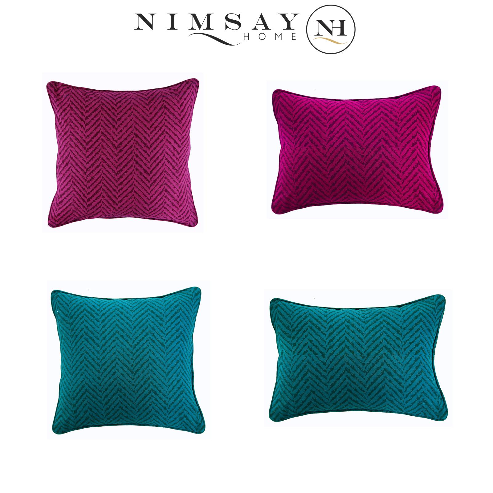 Luxury Chevron Weave Pattern Sofa Bed Cushion Cover Throw Pillow