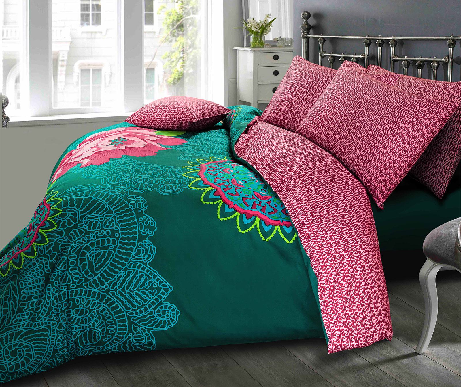 Bedding Holiday Floral Soft Cotton Rich Bohemian Boho Moroccan Hippie