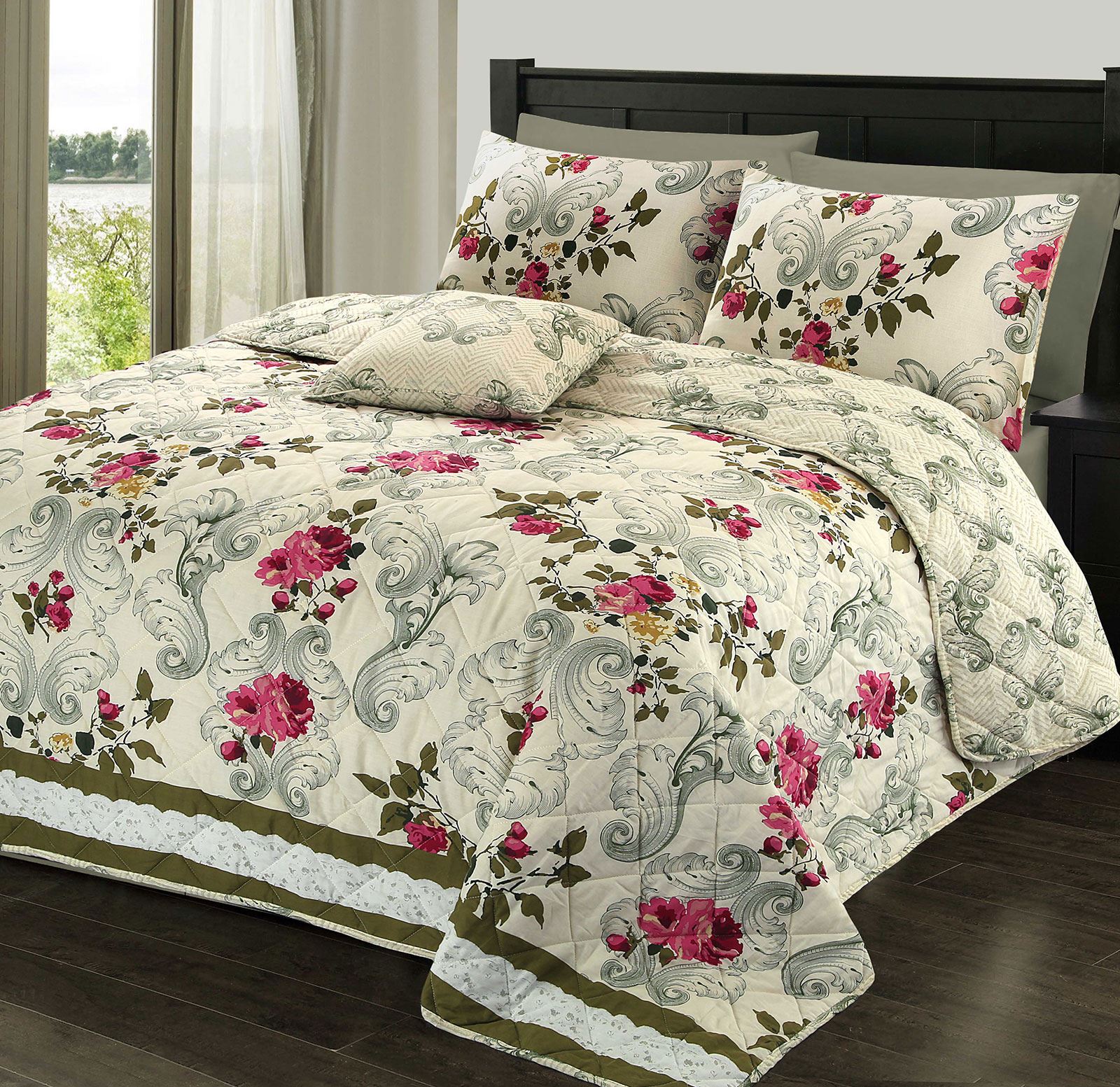 Nimsay Home Soft Cotton Blend Duvet Quilt Cover Set Single Double King