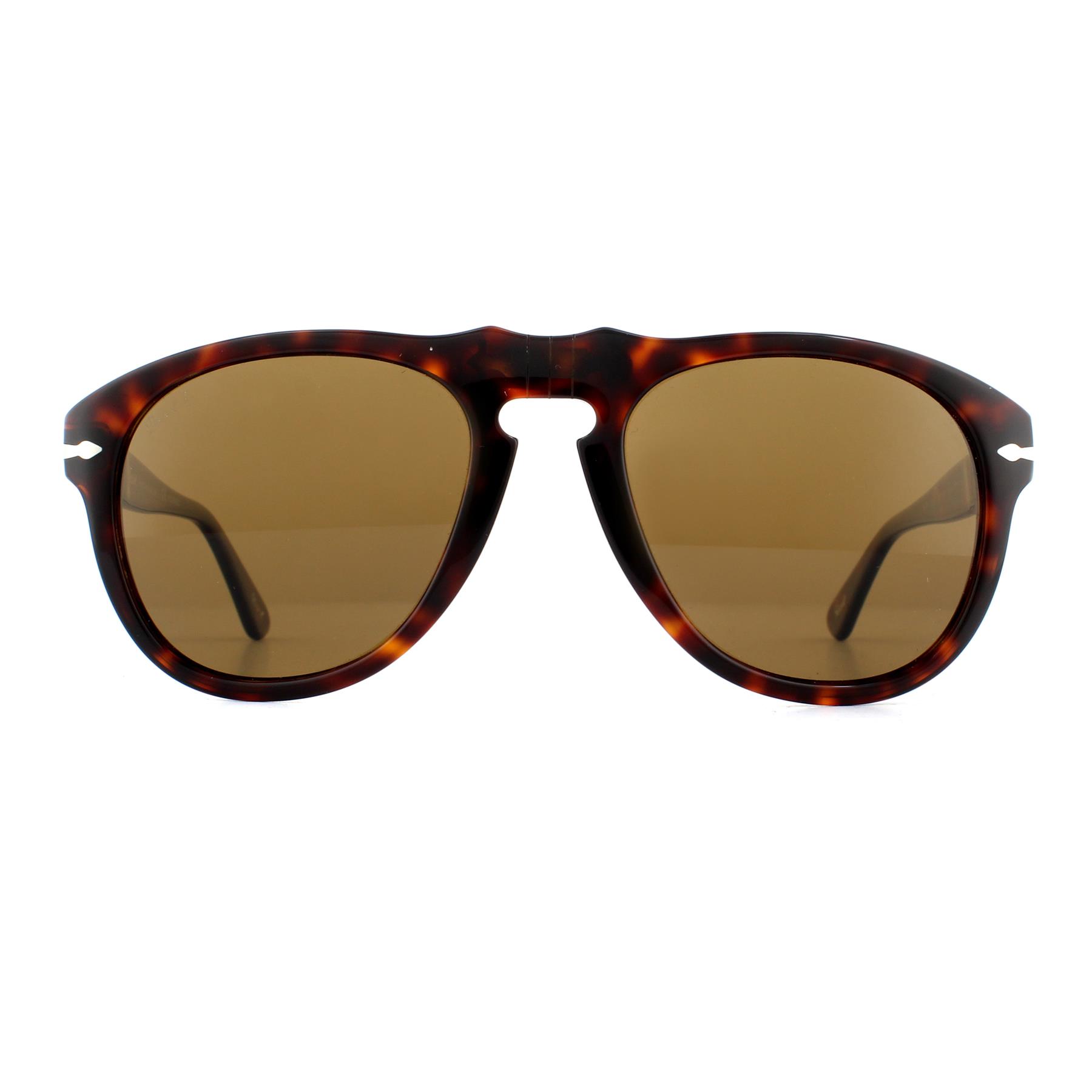 Persol Sunglasses 0649 24/57 Havana Brown Polarized Steve  display picture 1