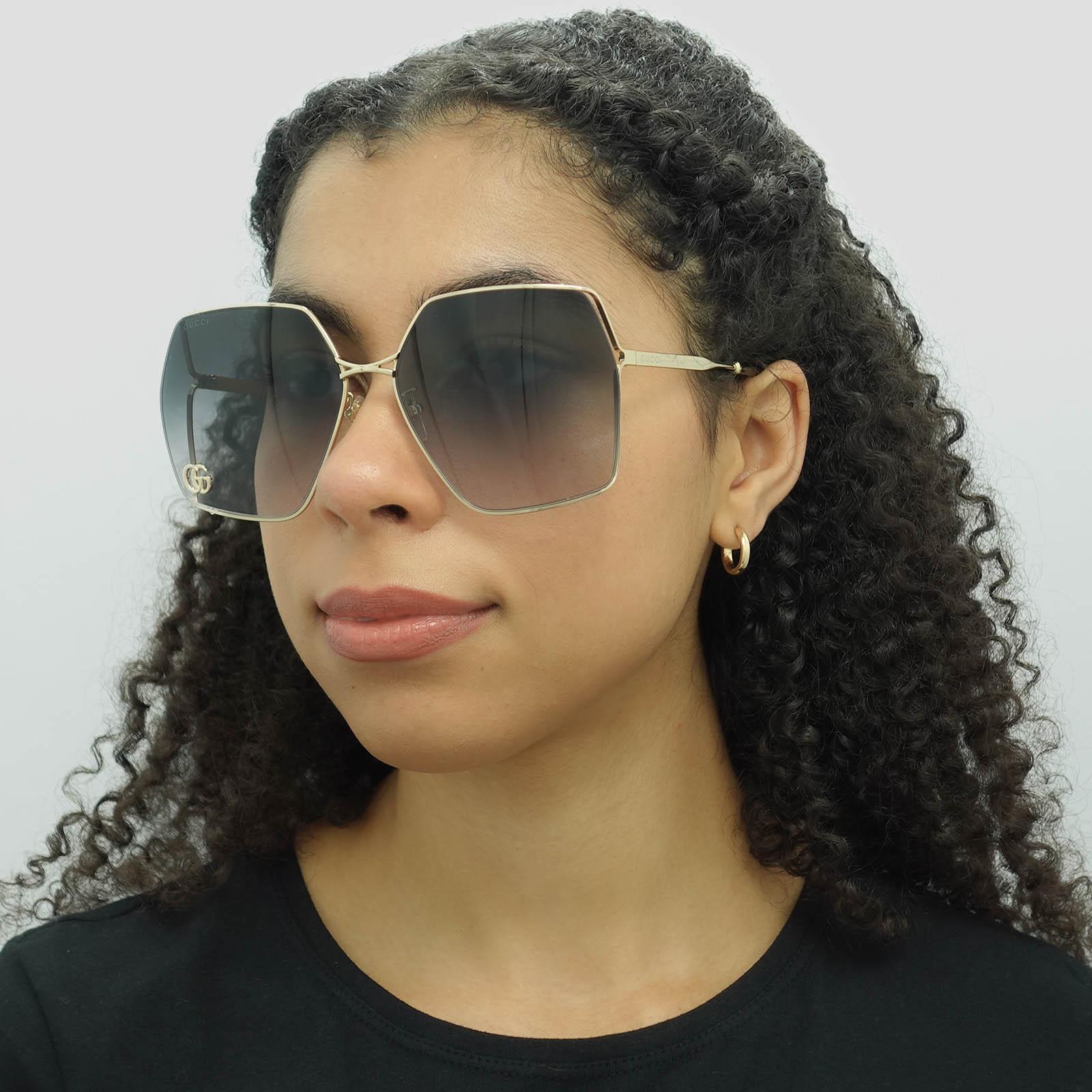 GUCCI グッチ GG0817S-006 Sunglasses サングラス Gold Gucci Sunglasses GG0817S 006 Gold Gray Gradient | eBay