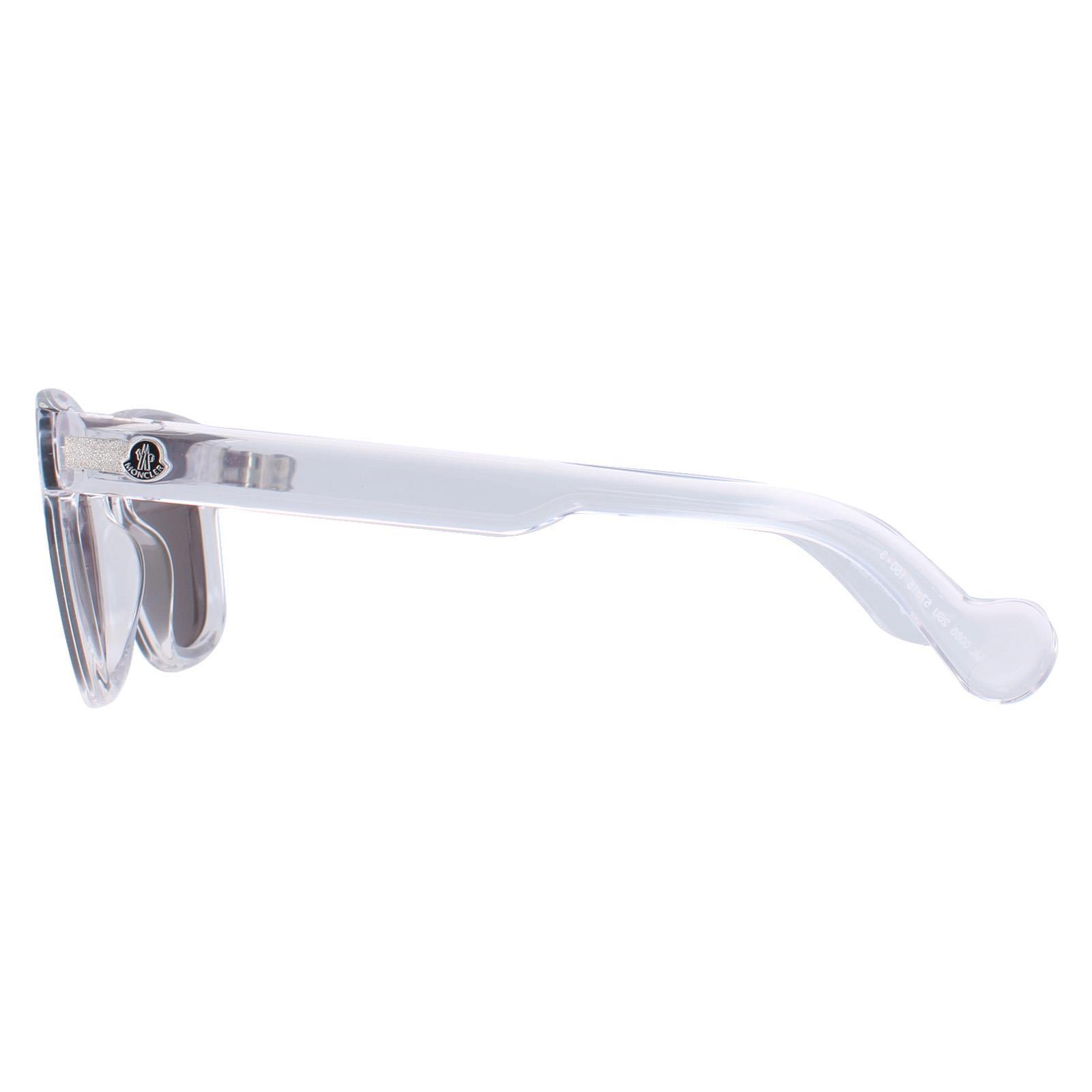 サングラス Moncler Sunglasses ML0086 26U Mirror Clear Flat Frame Moncler ML0086 Sunglasses | FREE Shipping - Go-Optic.com