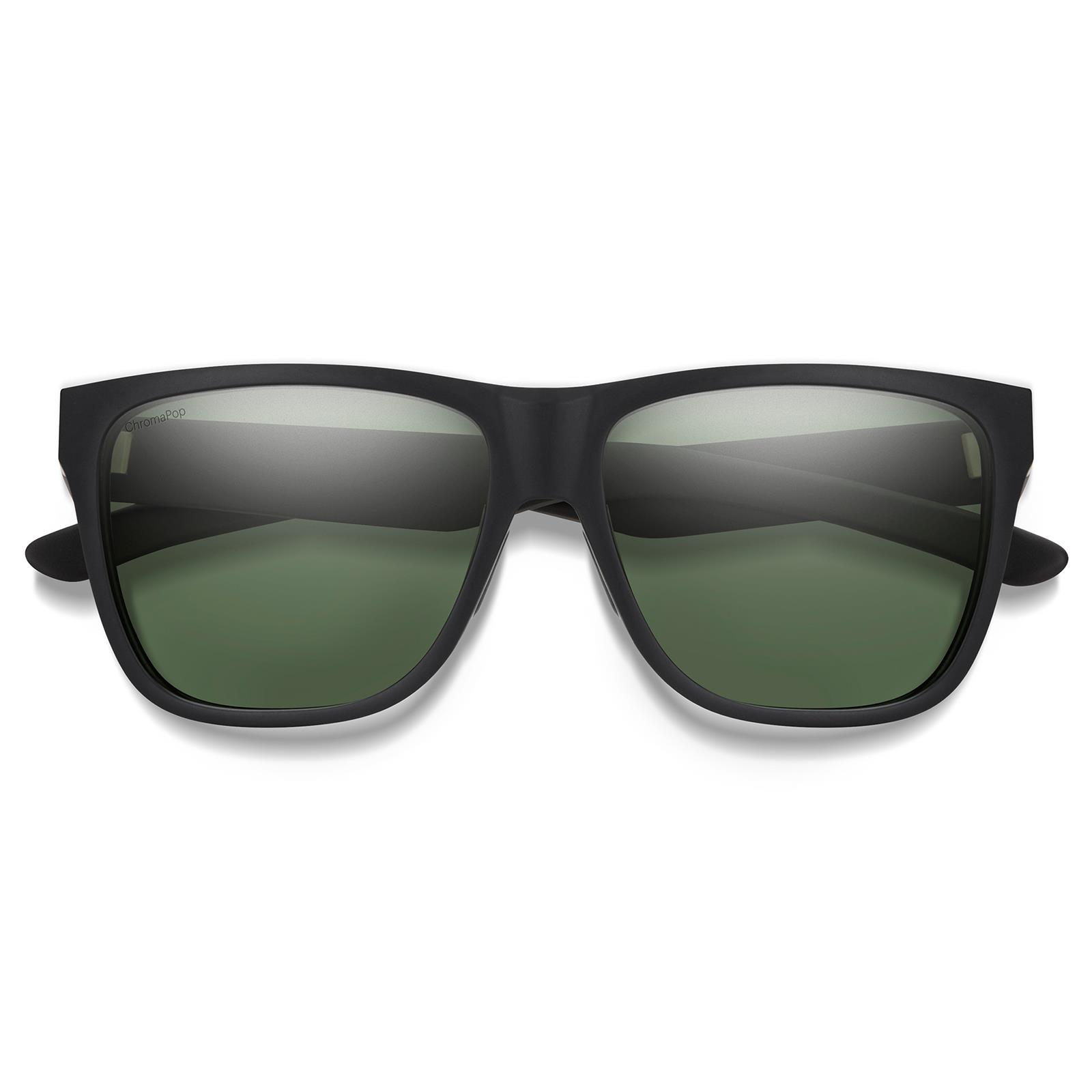 Lunettes de soleil Smith Lowdown XL 2 003 1H Noir Mat ChromaPop Gris Vert