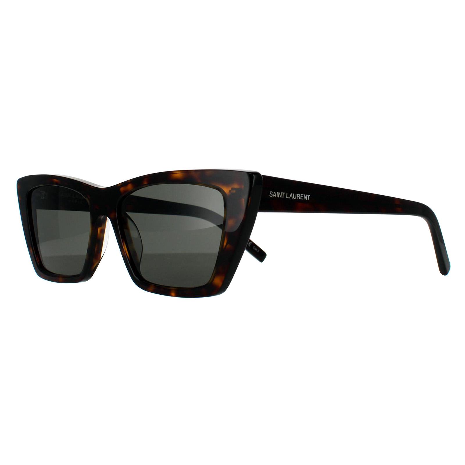 Saint Laurent Sunglasses SL 276 MICA 002 Dark Havana Gray | eBay display picture 2