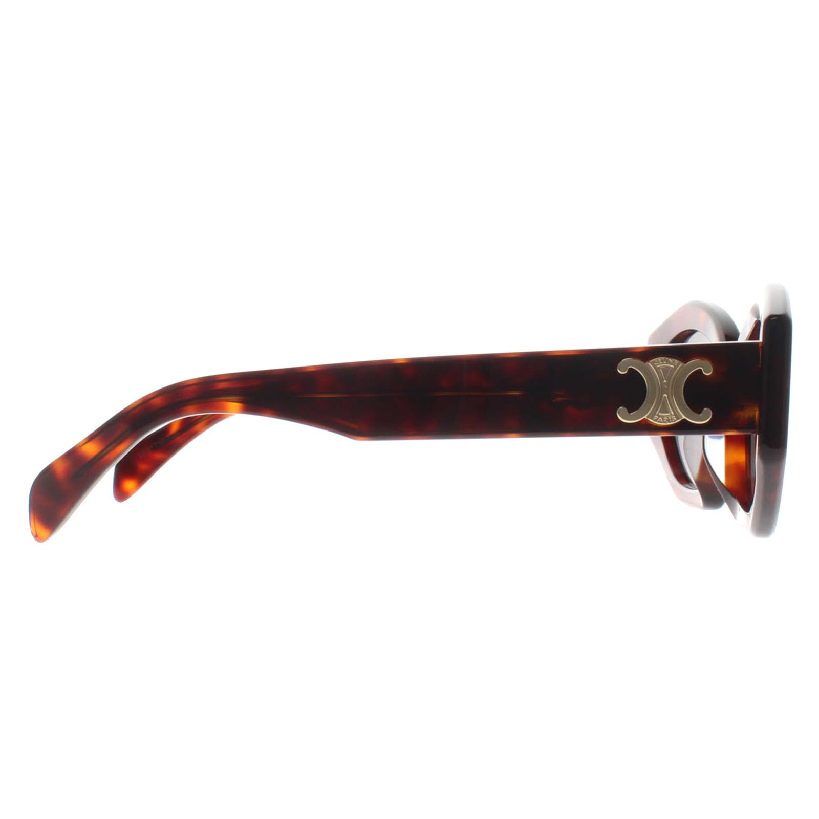 Celine Sunglasses Triomphe CL40238U 52A Dark Havana Smoke 