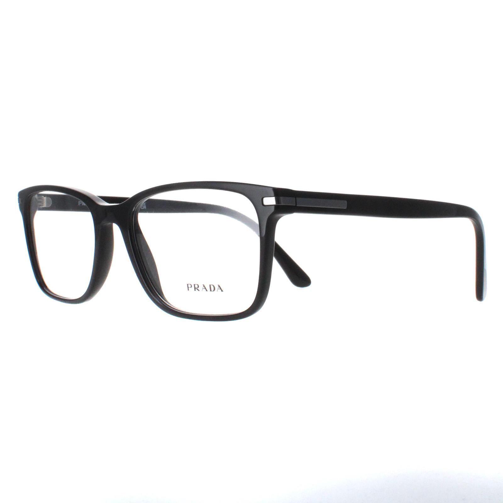 Prada Women Eyeglasses Black Demo Square PR14WV 1AB1O1 BRAND NEW Prada - PR 14WV Eyeglasses | Specs Collective main image 2