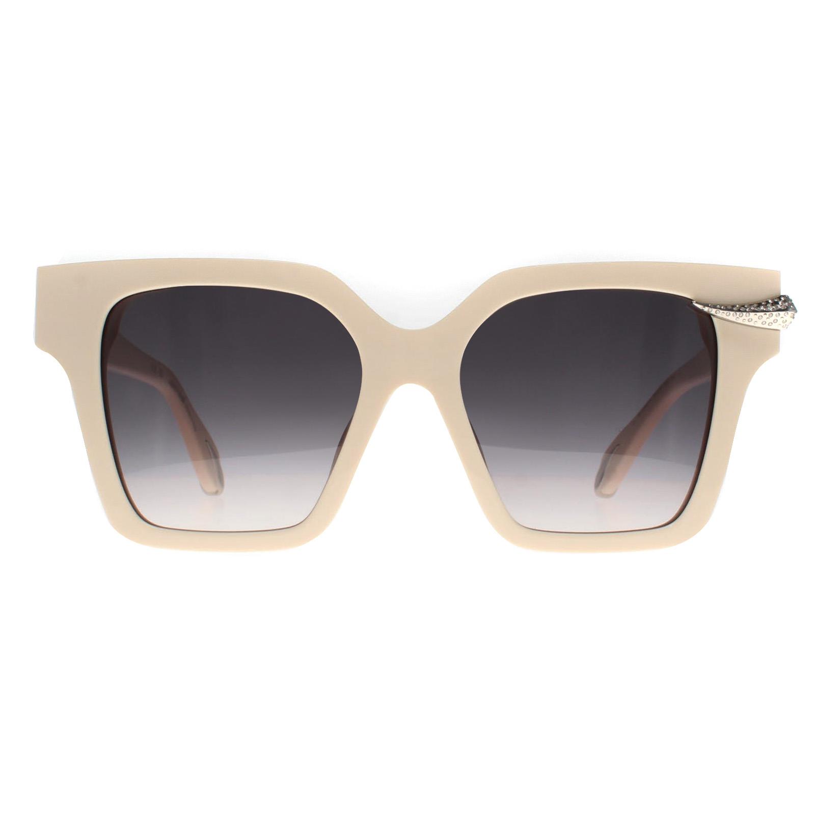 Roberto Cavalli Sunglasses SRC002S 09X7 Shiny Beige Gray 