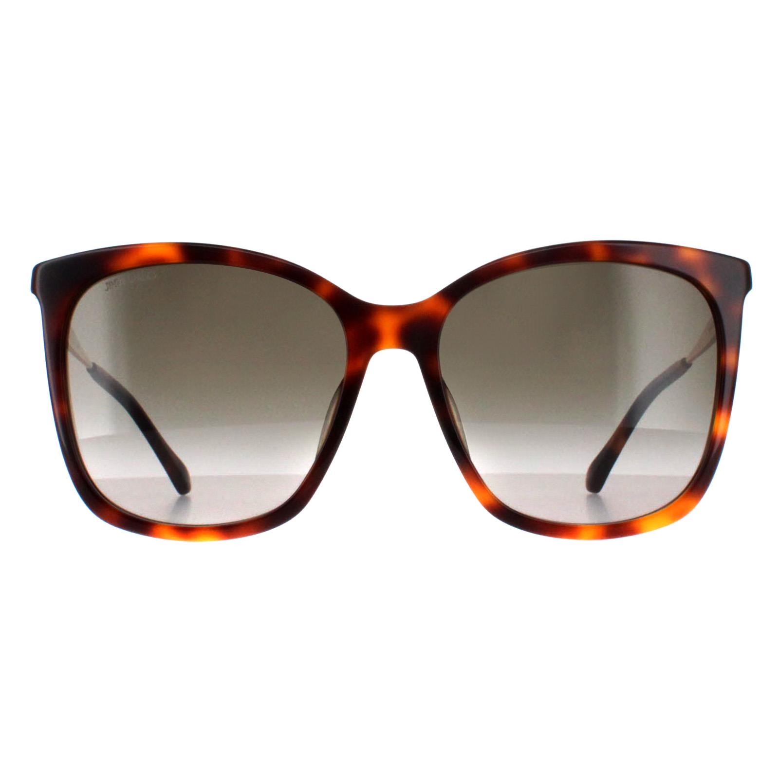 Jimmy Choo Sunglasses NEREA/G/S 05L HA Havana Brown Gradient 