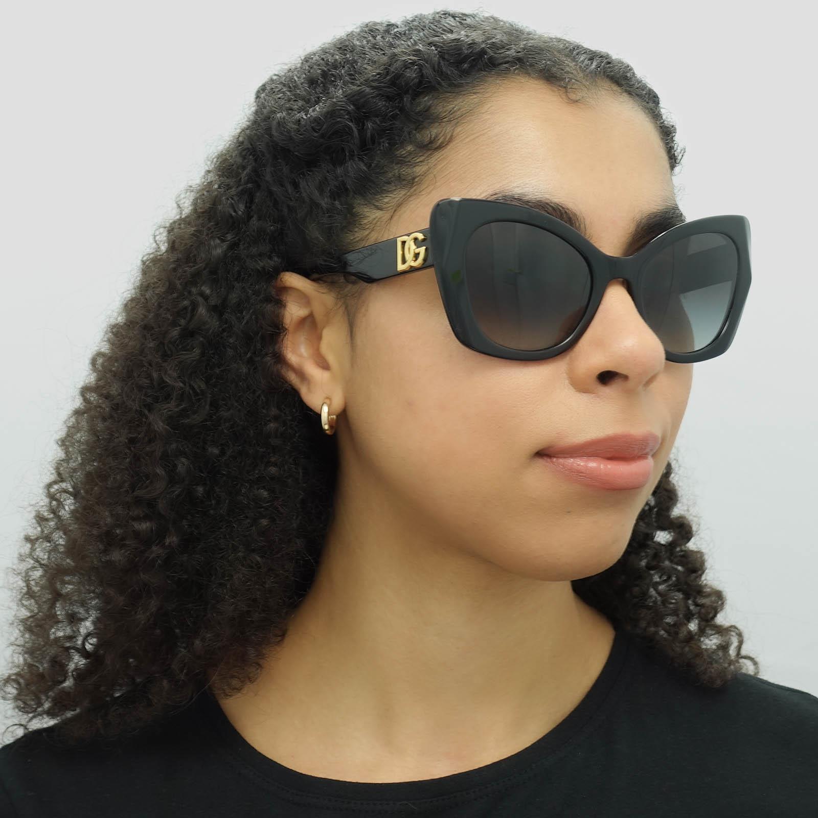 Dolce & Gabbana Sunglasses DG4405 501/8G Black Gray Gradient  display picture 3