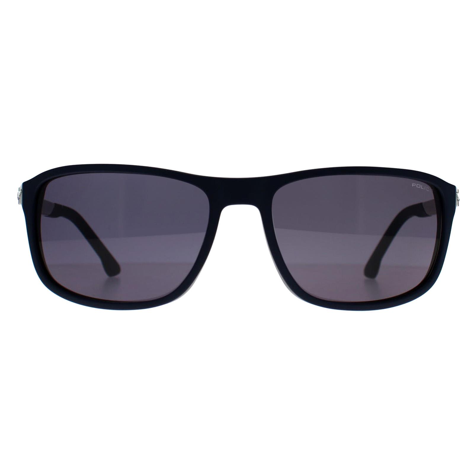 Police Sunglasses SPLC37M Tailwind Evo3 0C03 Matte Blue Blue | eBay