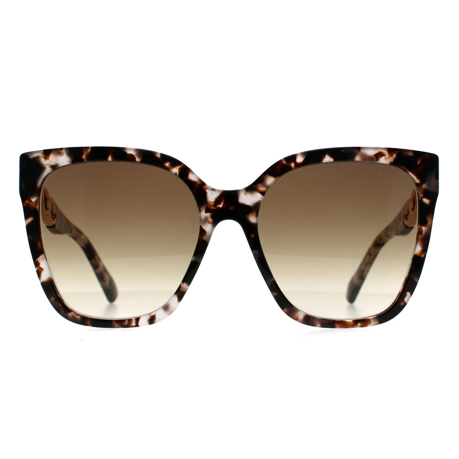 NEW MOSCHINO MOS098/S HT8 HA Sunglasses Pink Havana Frame Brown Lenses 55mm Moschino Sunglasses MOS098/S HT8 HA Pink Havana Brown  main image 3