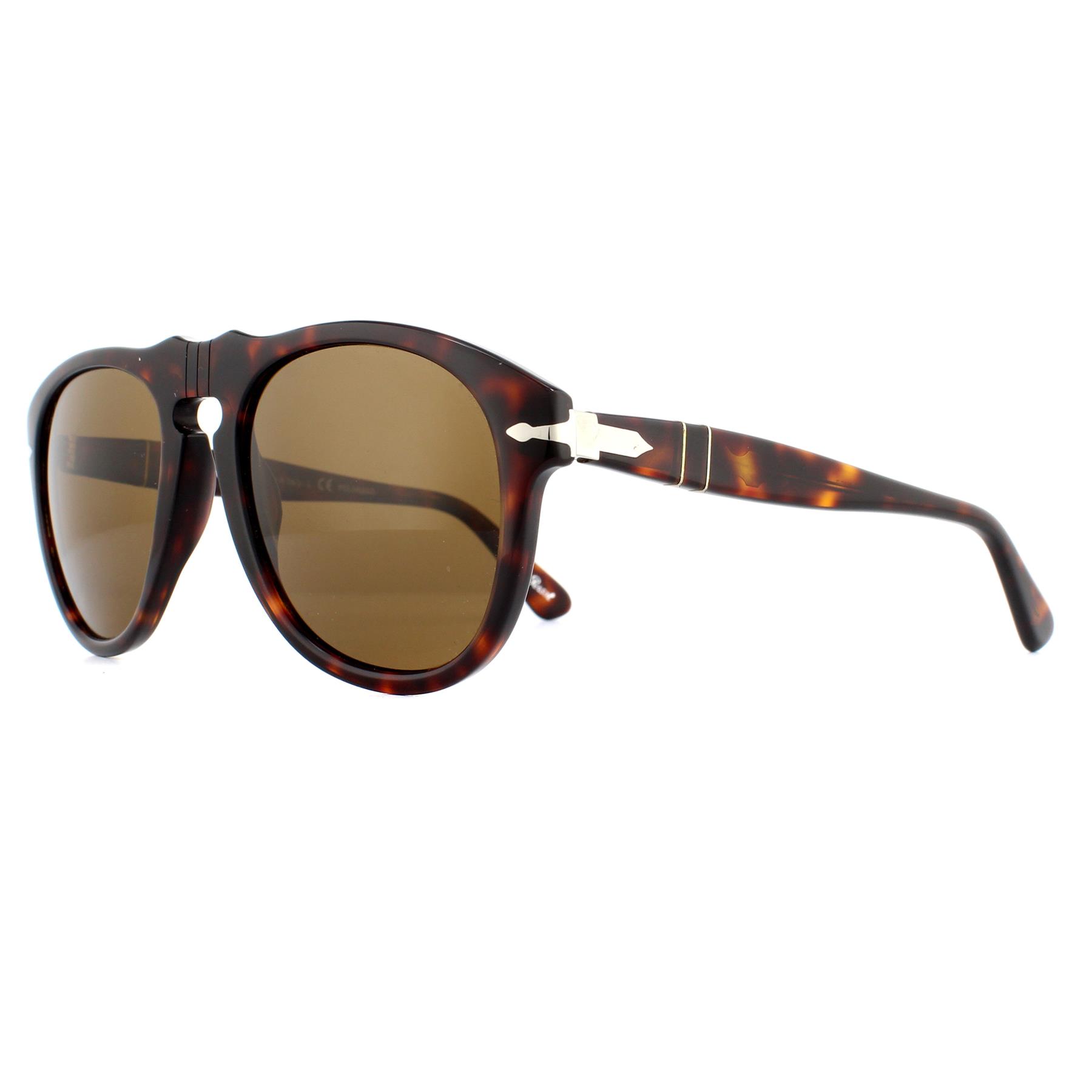 Persol Sunglasses 0649 24/57 Havana Brown Polarized Steve McQueen 52mm