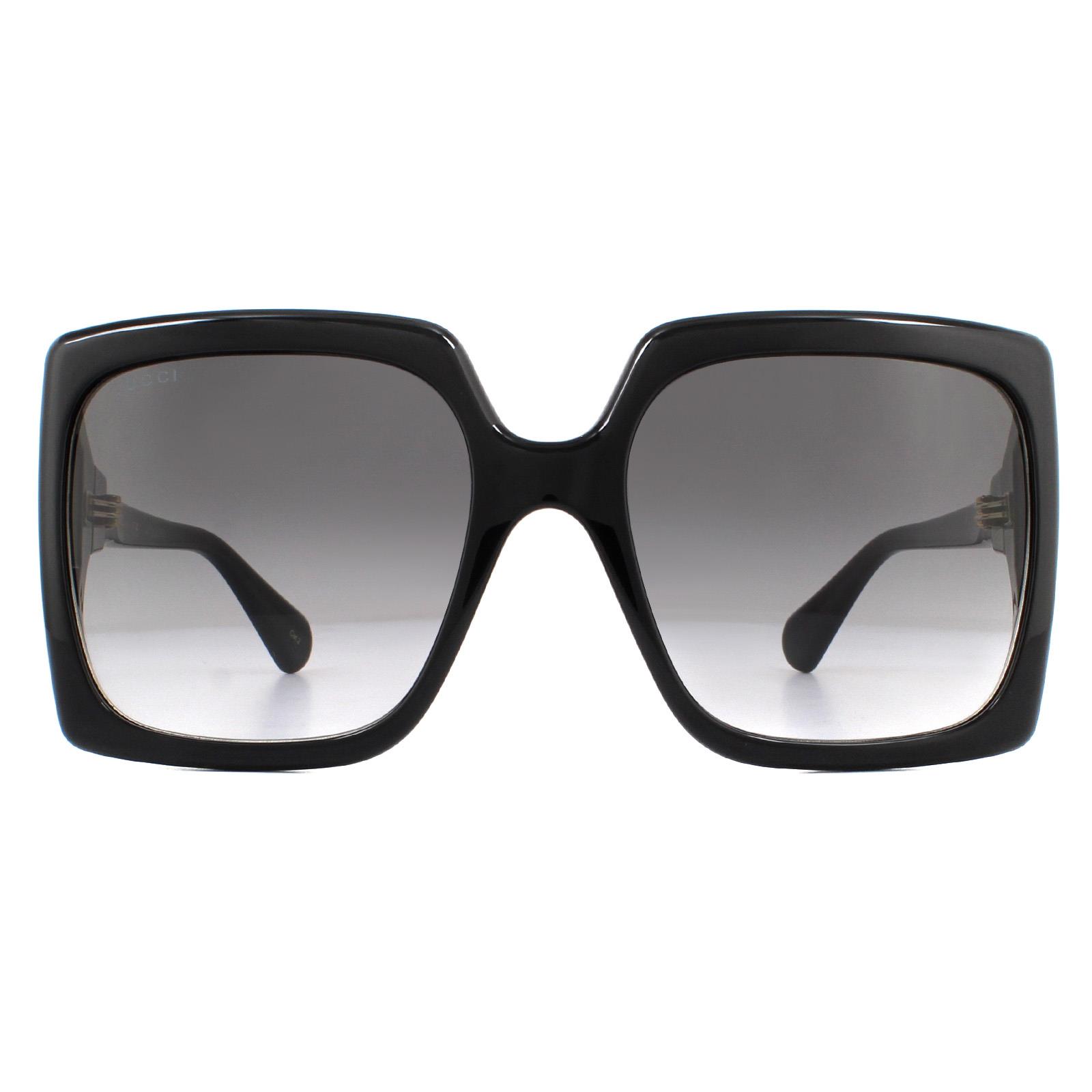 Gucci Sunglasses GG0876S 001 Black Grey Gradient | eBay
