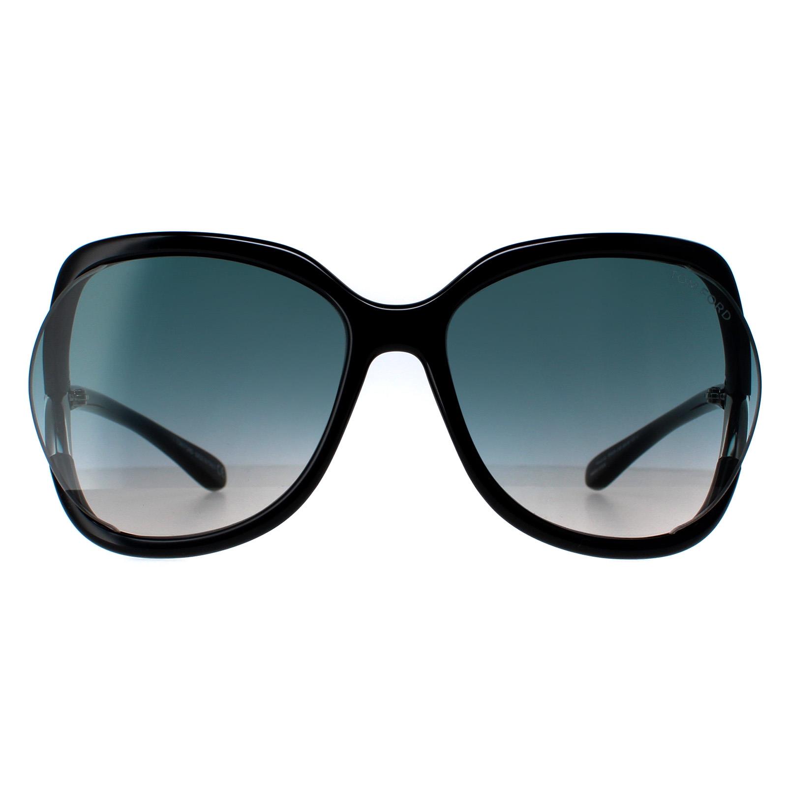 Tom Ford Sunglasses 0578 Anouk 01B Shiny Black Smoke Gray