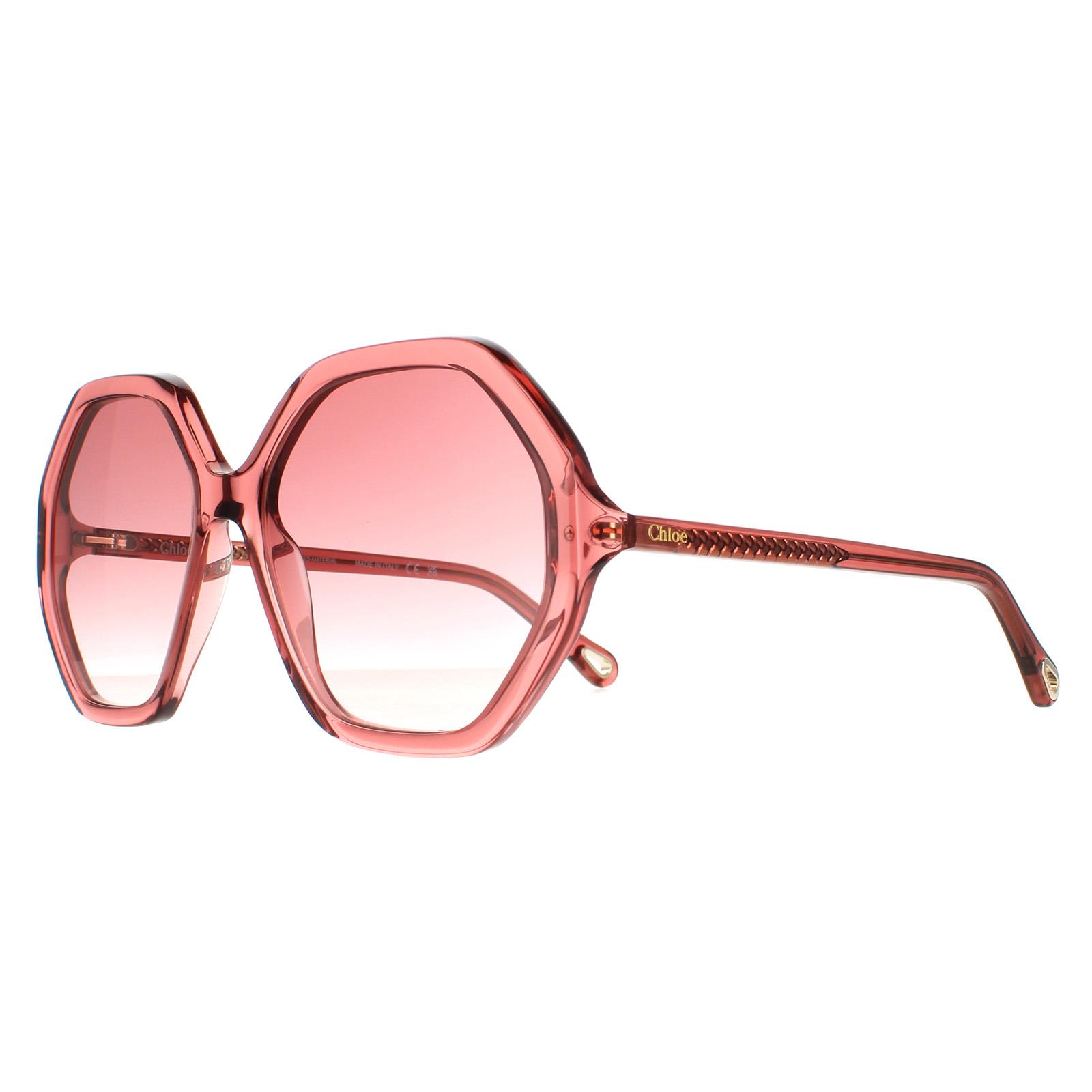 ハンドメイドの雰囲気【国内買付/発送】Chloe Sunflower ピアス Chloe Sunglasses CH0008S Esther 003 Pink Crystal Pink Brown