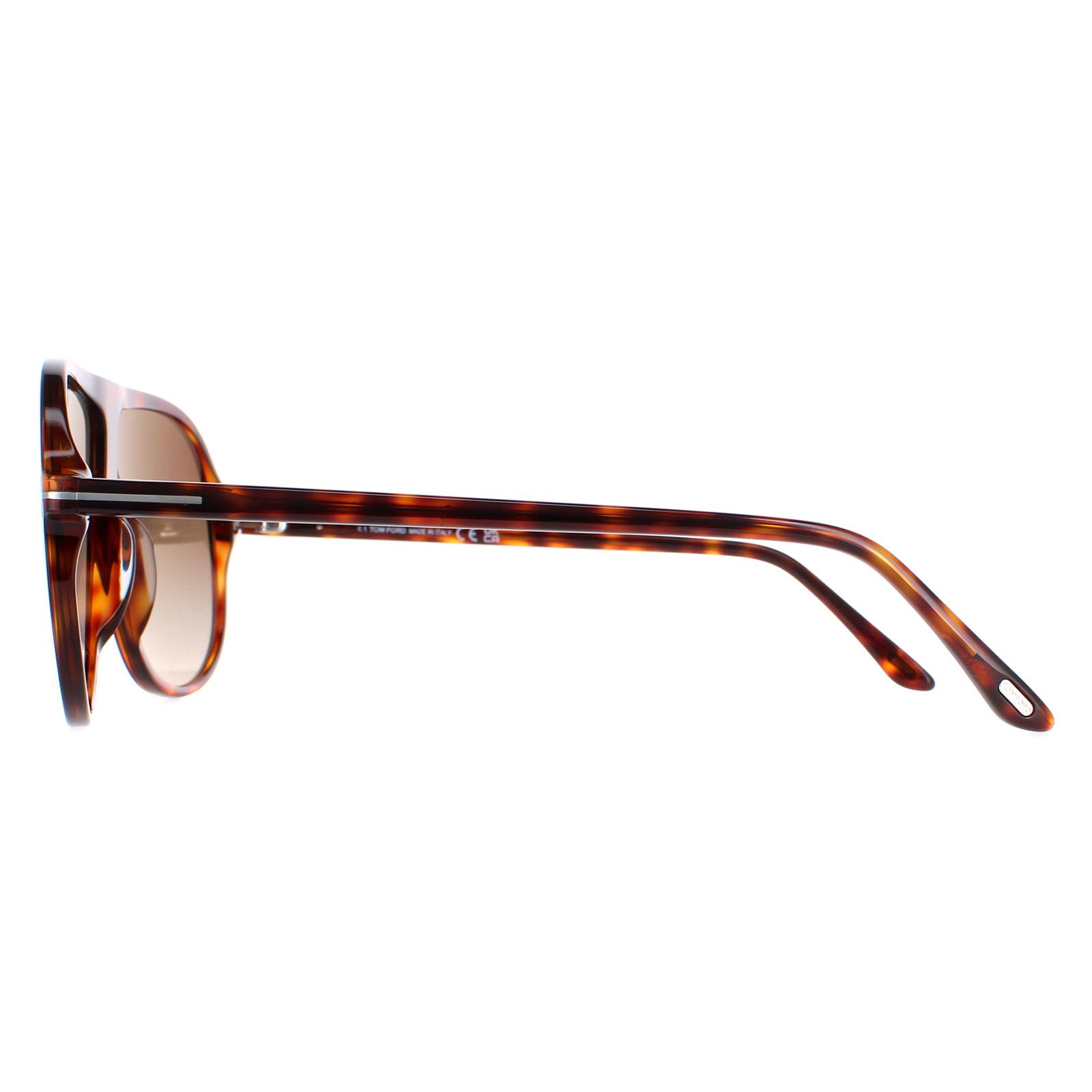 Tom Ford Spencer-02 FT0998 56P Aviator Sunglasses - Havana/Brown Tom Ford - Spencer Sunglasses - Occhiali da Sole Oversize  main image 3