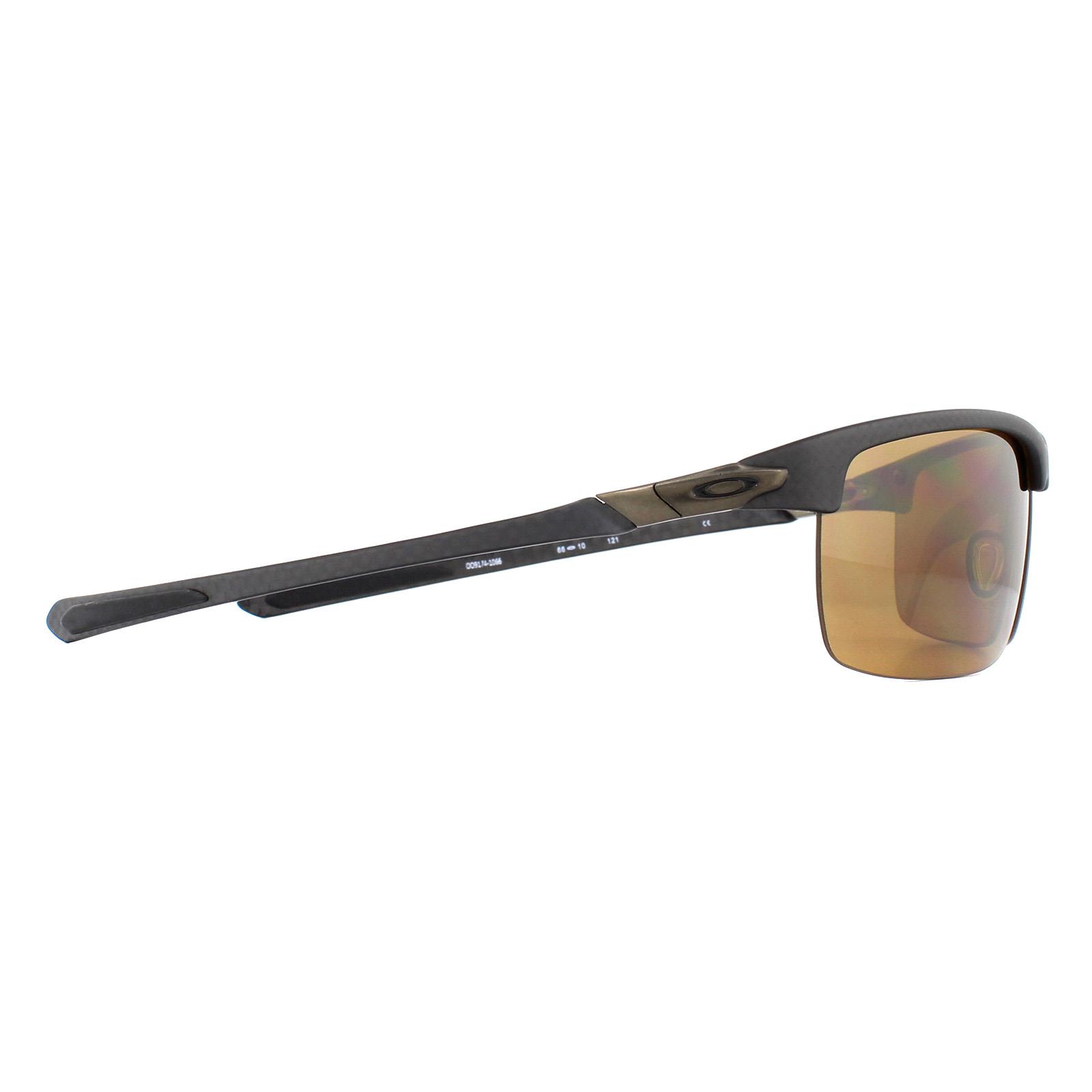Oakley Sunglasses Carbon Blade OO917410 Carbon Fibre Prizm Tungsten