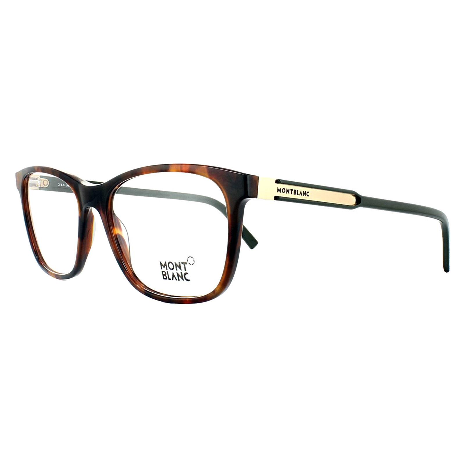 モンブラン 006 011 040 Mont Blanc Eyeglasses Frames MB0631 A56 Havana Gold | eBay