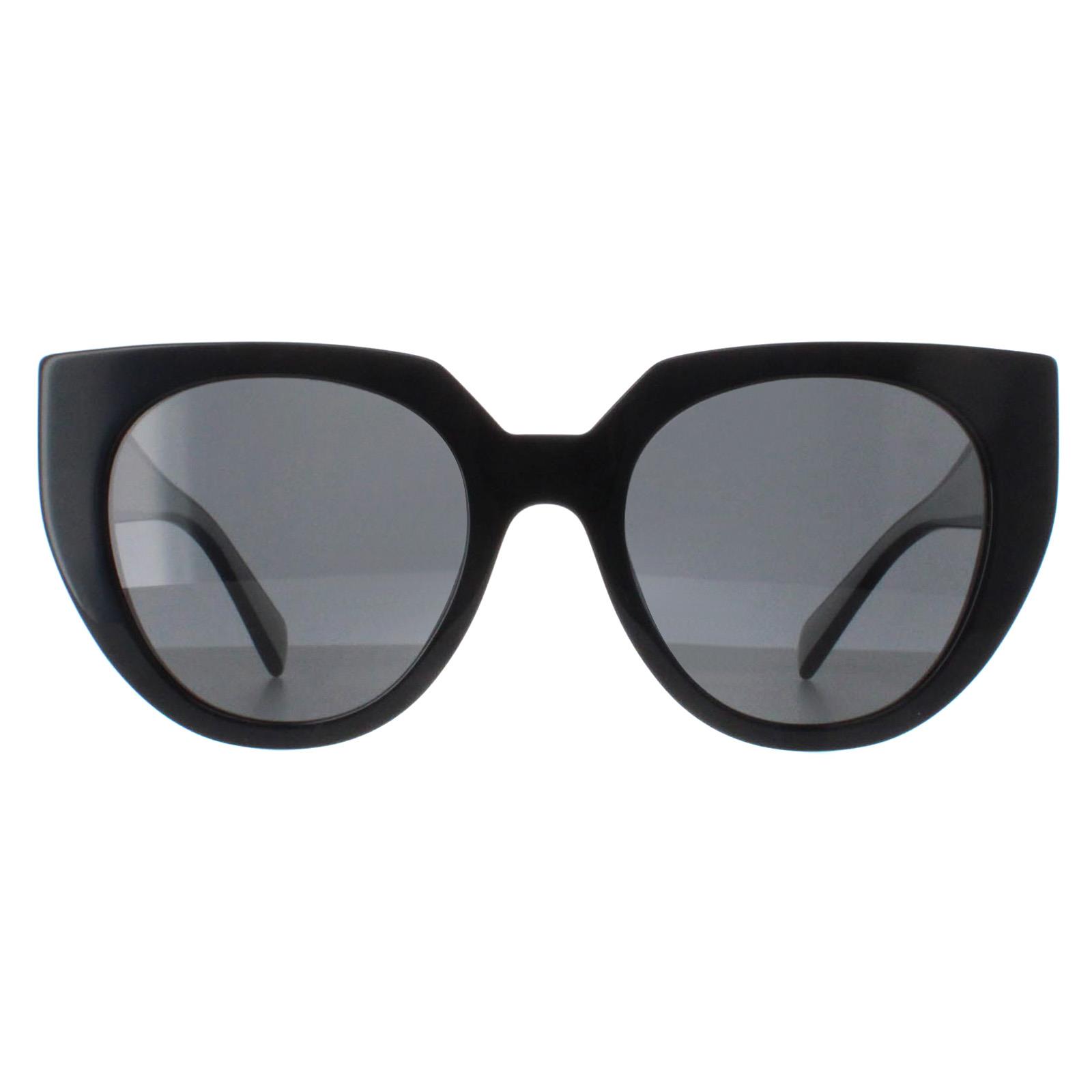 Prada Sunglasses PR14WS 09Q5S0 Black and Talc Dark Gray | eBay display picture 3