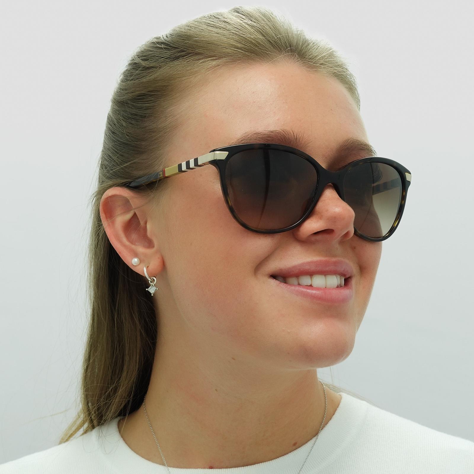 Burberry Sunglasses BE4216 300213 Dark Havana With Gold  display picture 2