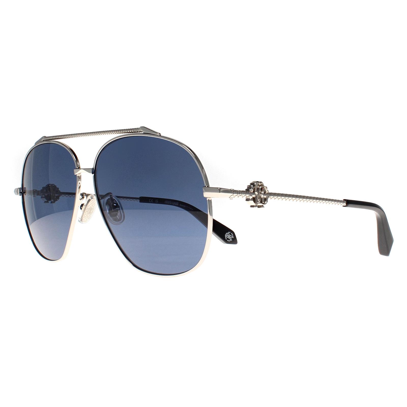 Final Price! Roberto Cavalli SRC008V 0579 Palladium/Blue Sunglasses Roberto Cavalli Sunglasses Garfagnana RC-1061 16W main image 3