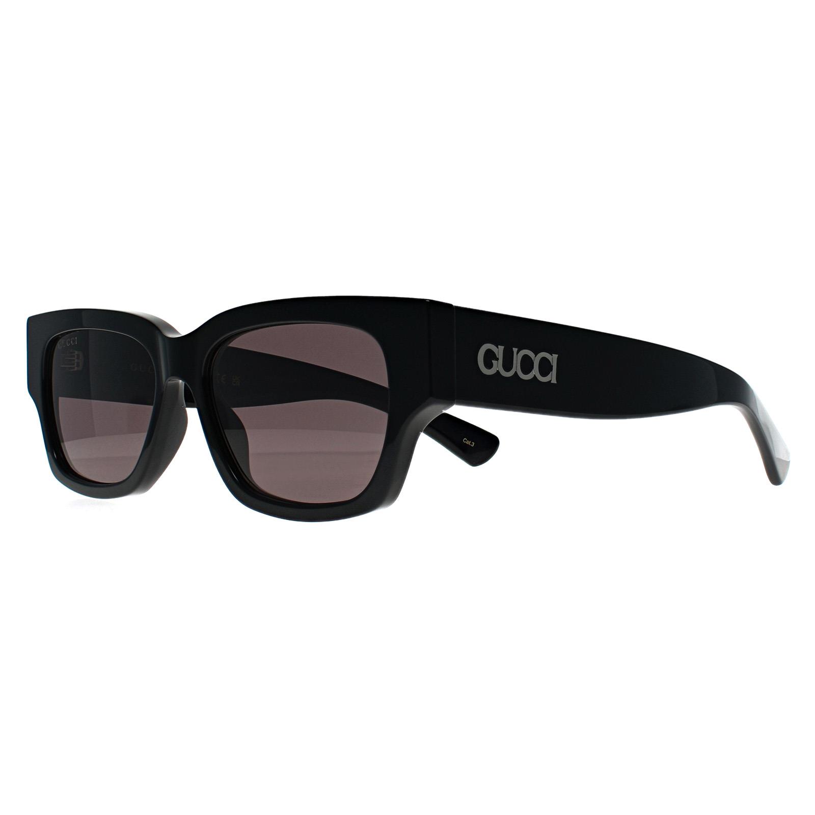NEW GUCCI SUNGLASSES, UNISEX BLACK EYEWEAR GG1794S 001 Gucci GG1494S 001 Sunglasses Men main image 2