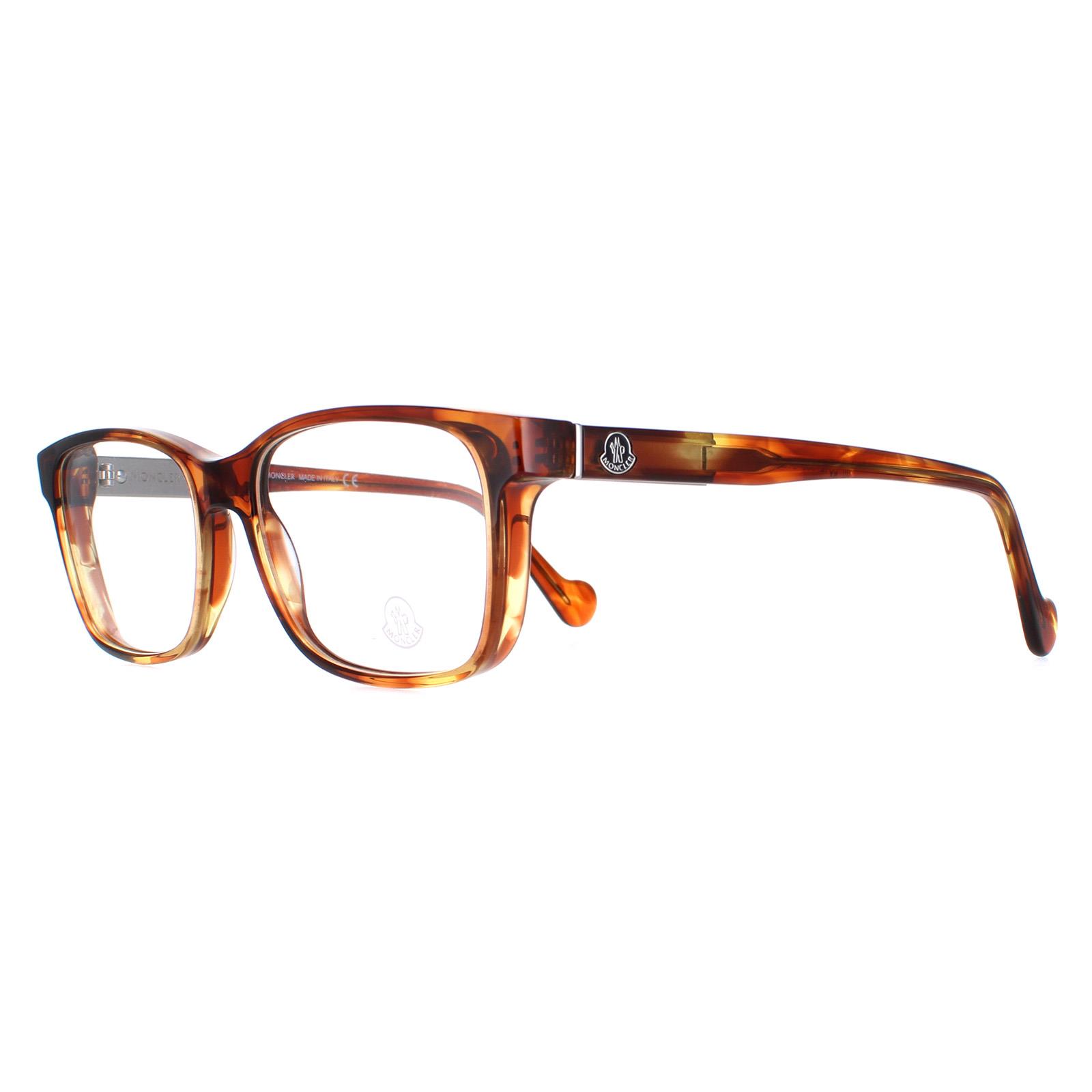 MONCLER（モンクレール） メガネ ML5012 053 Moncler Eyeglasses ML5012 053 Blonde Havana Men | eBay