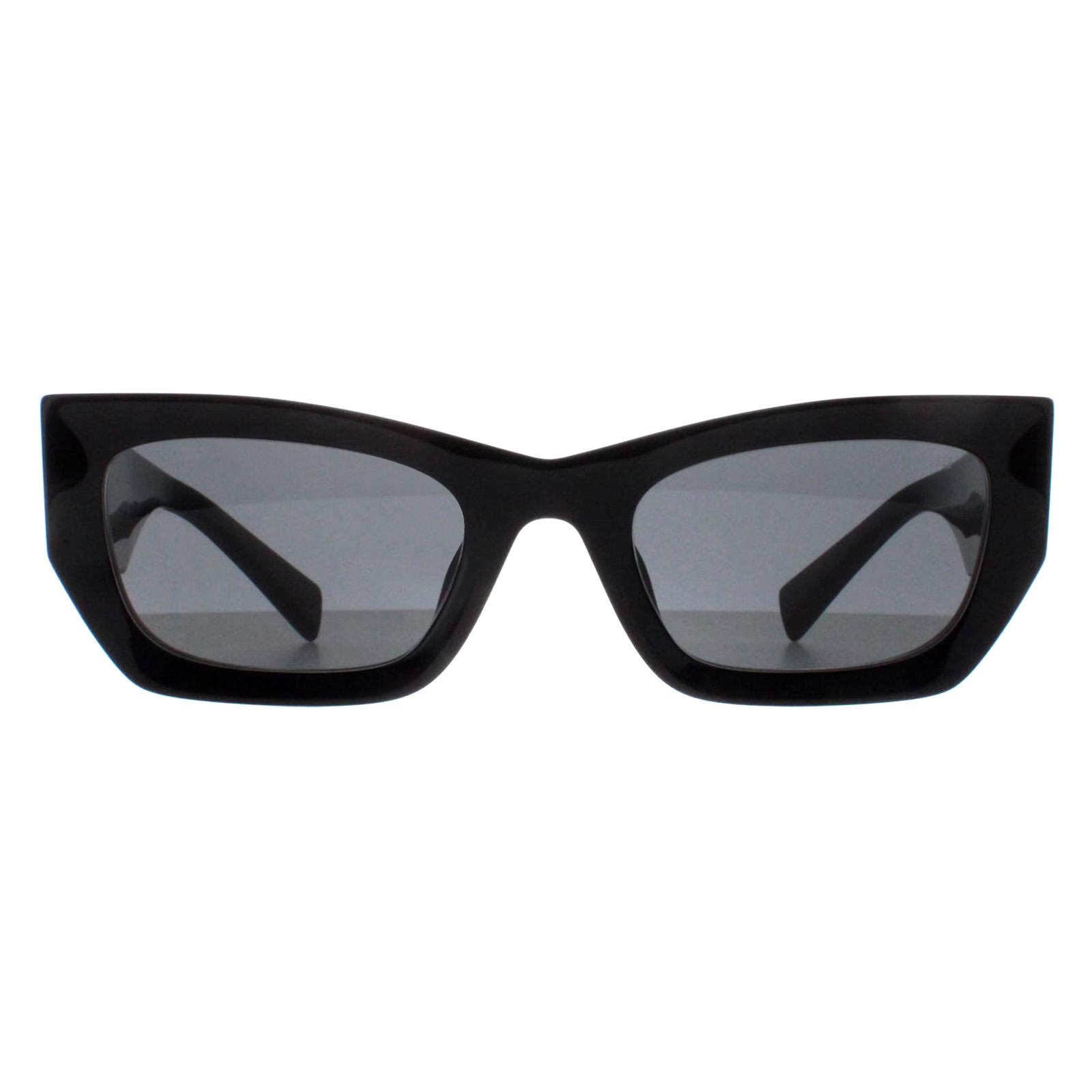 Miu Miu Sunglasses MU09WS 1AB5S0 Black Dark Gray | eBay display picture 2