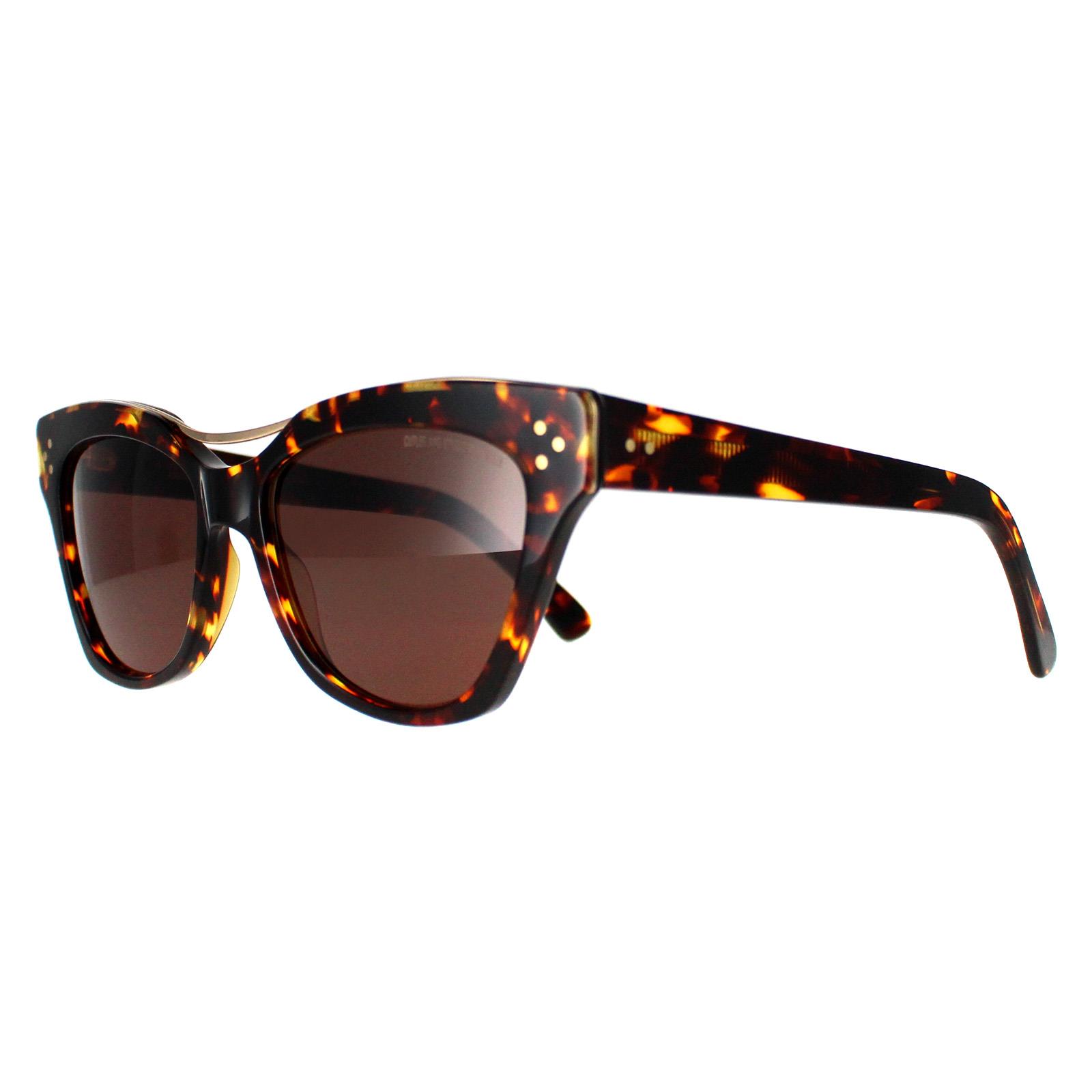 Cutler and Gross Sunglasses 1283 002 Gold Tortoiseshell Brown Cutler and Gross Sunglasses 1283 002 Gold Tortoiseshell  main image 2